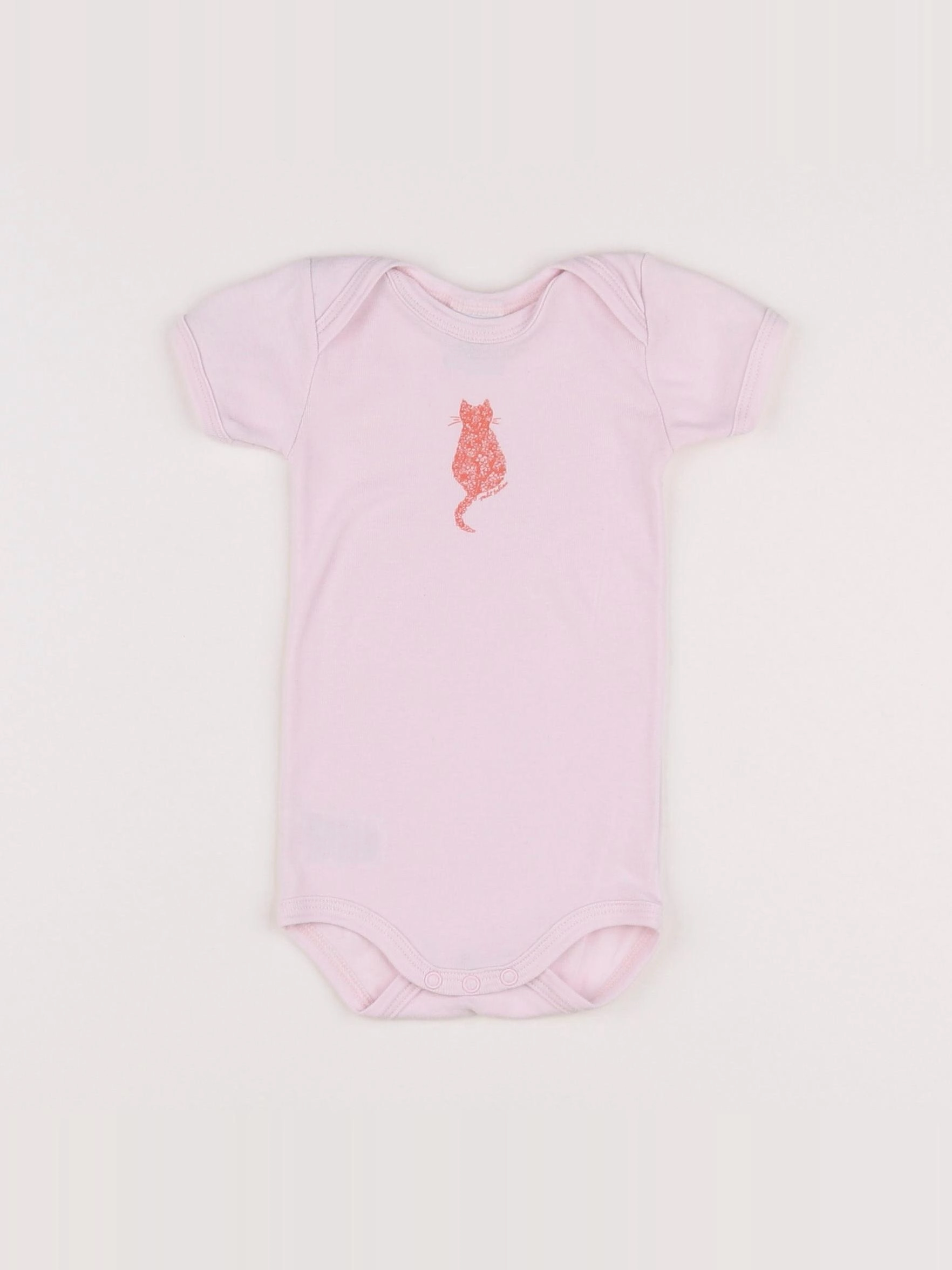 Petit Bateau - body rose - 3 mois