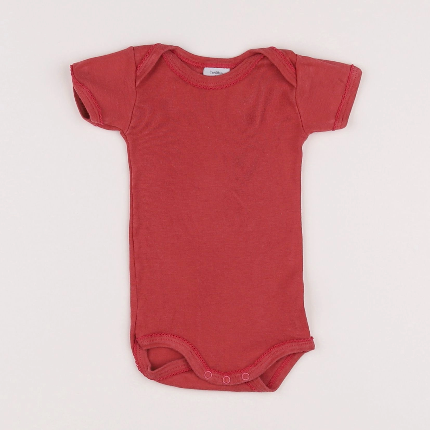 Petit Bateau - body rose - 3 mois