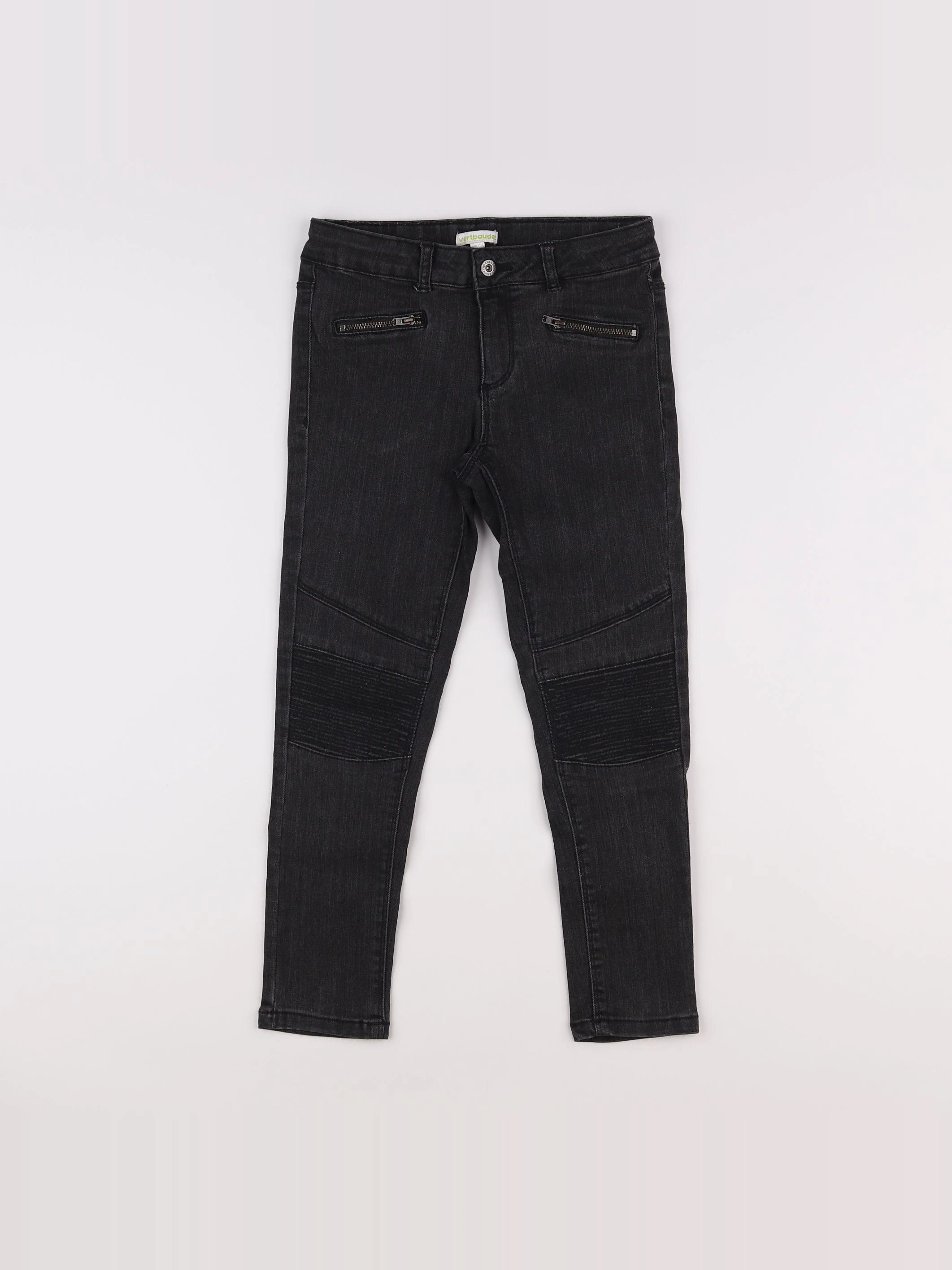 Vertbaudet - jean noir - 8 ans