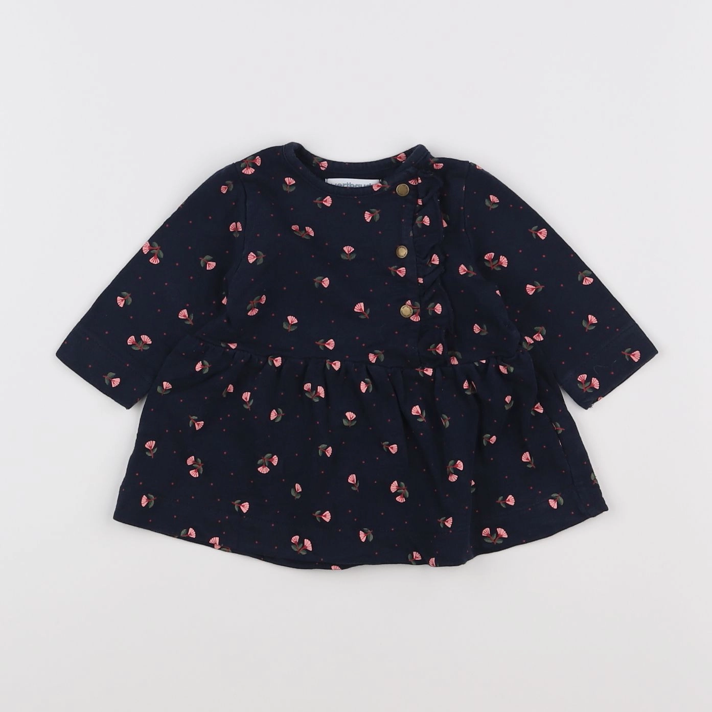 Vertbaudet - robe bleu - 3 mois