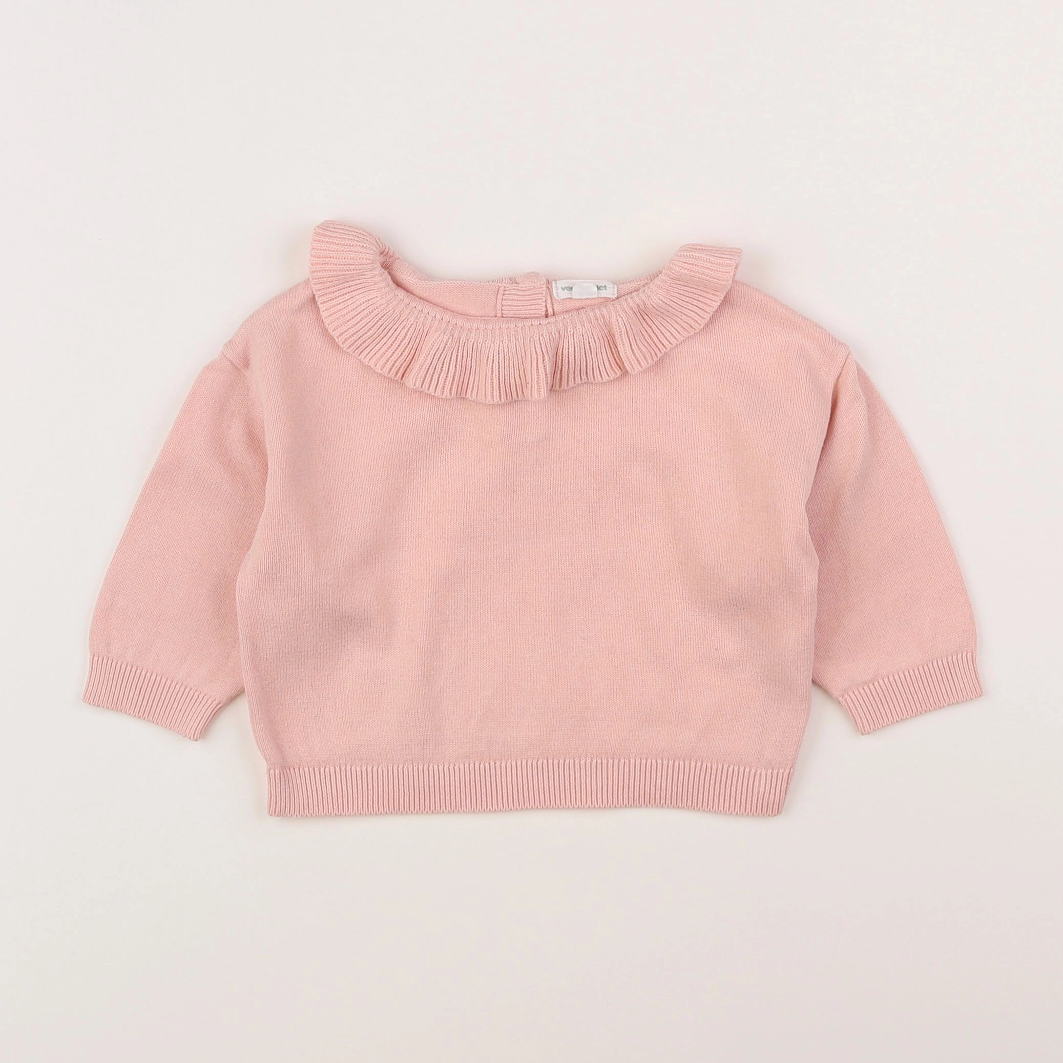 Vertbaudet - pull rose - 6 mois