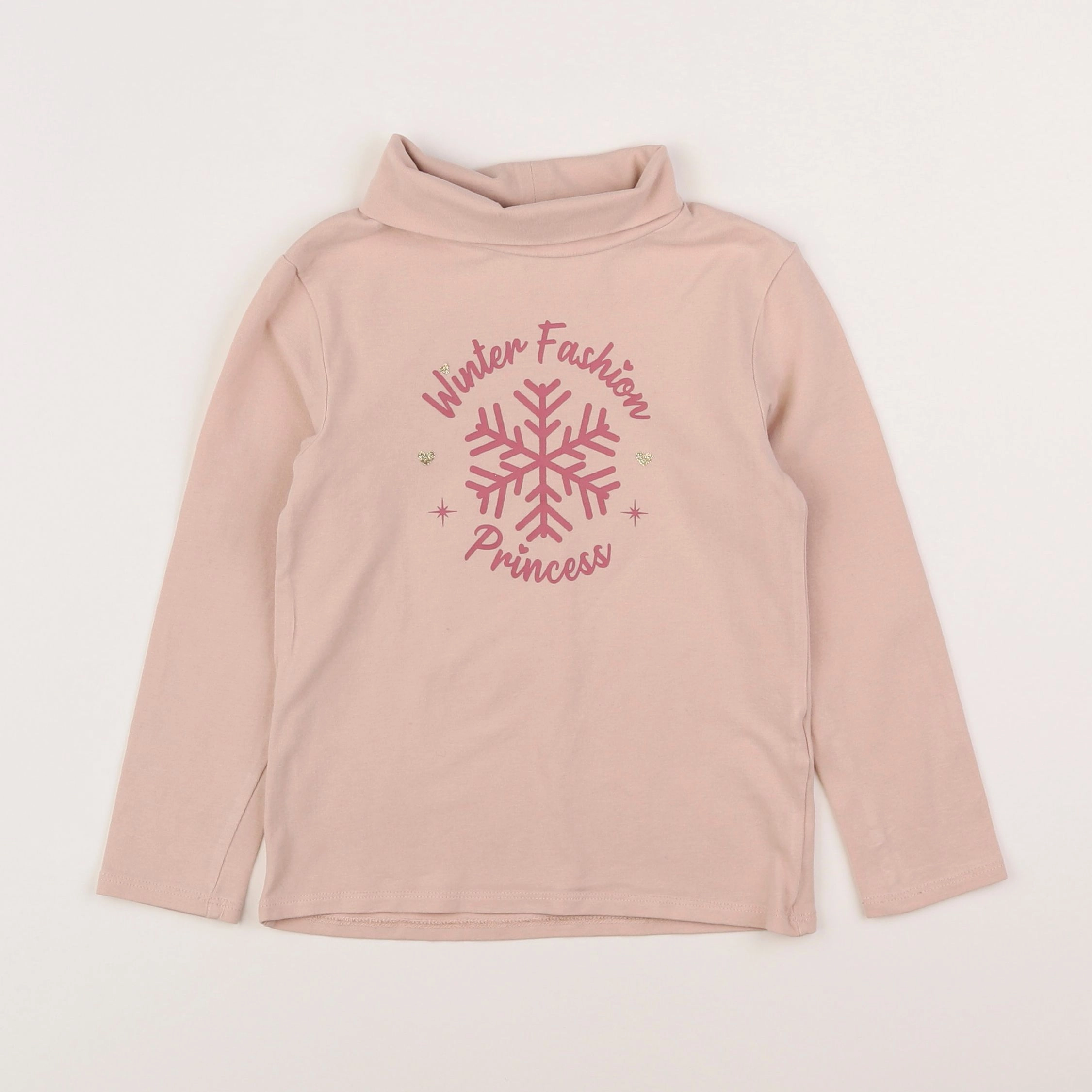 Vertbaudet - sous-pull rose - 5 ans