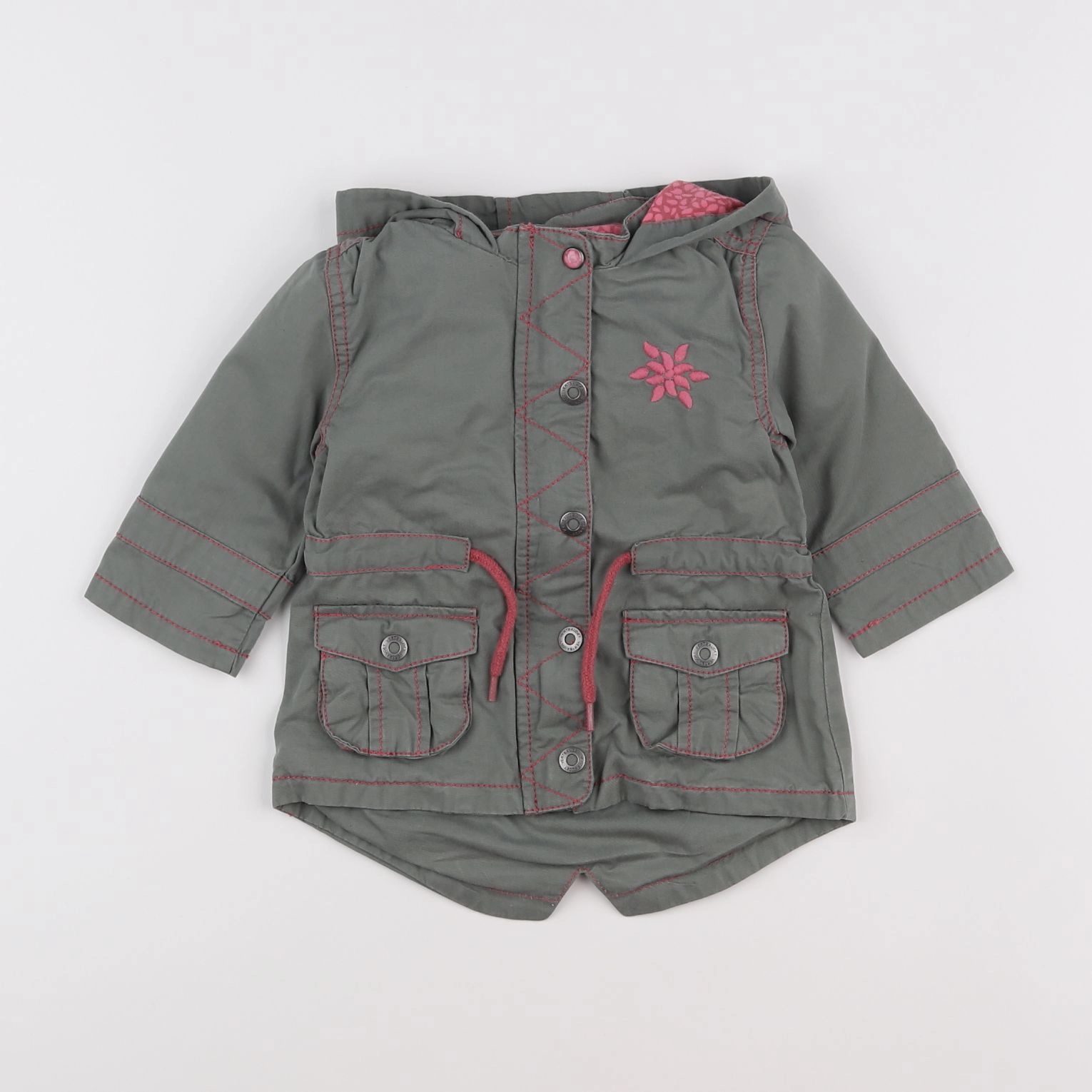Vertbaudet - veste vert - 6 mois