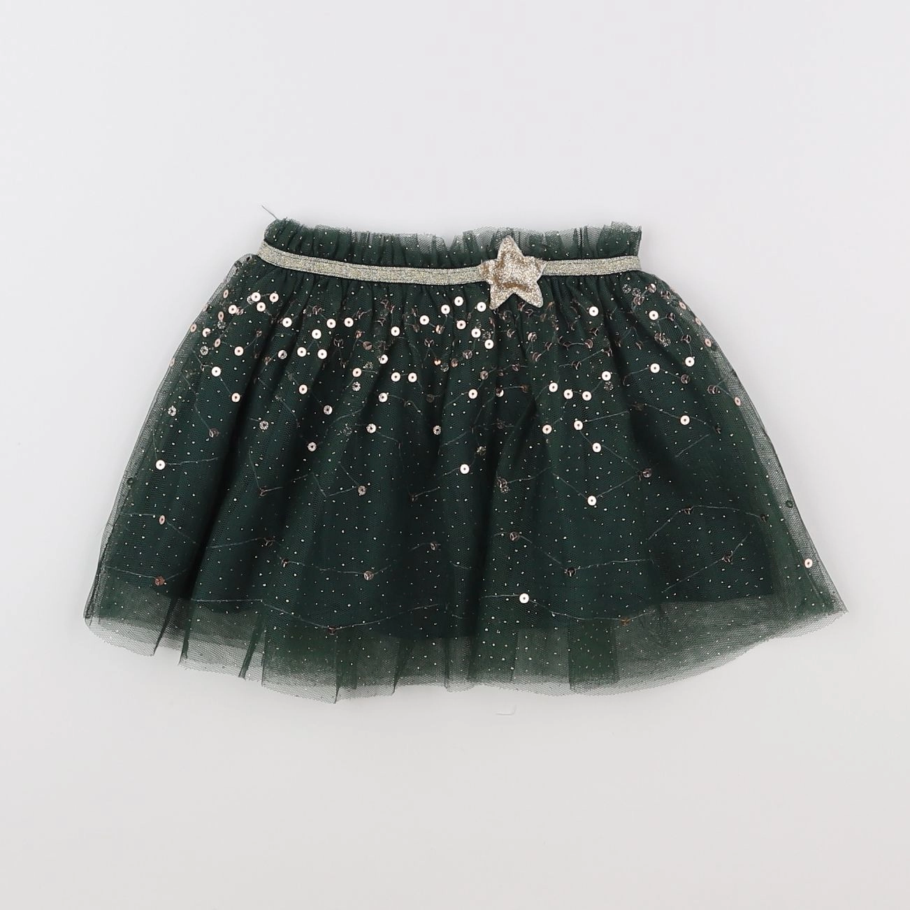 Vertbaudet - jupe vert - 2 ans