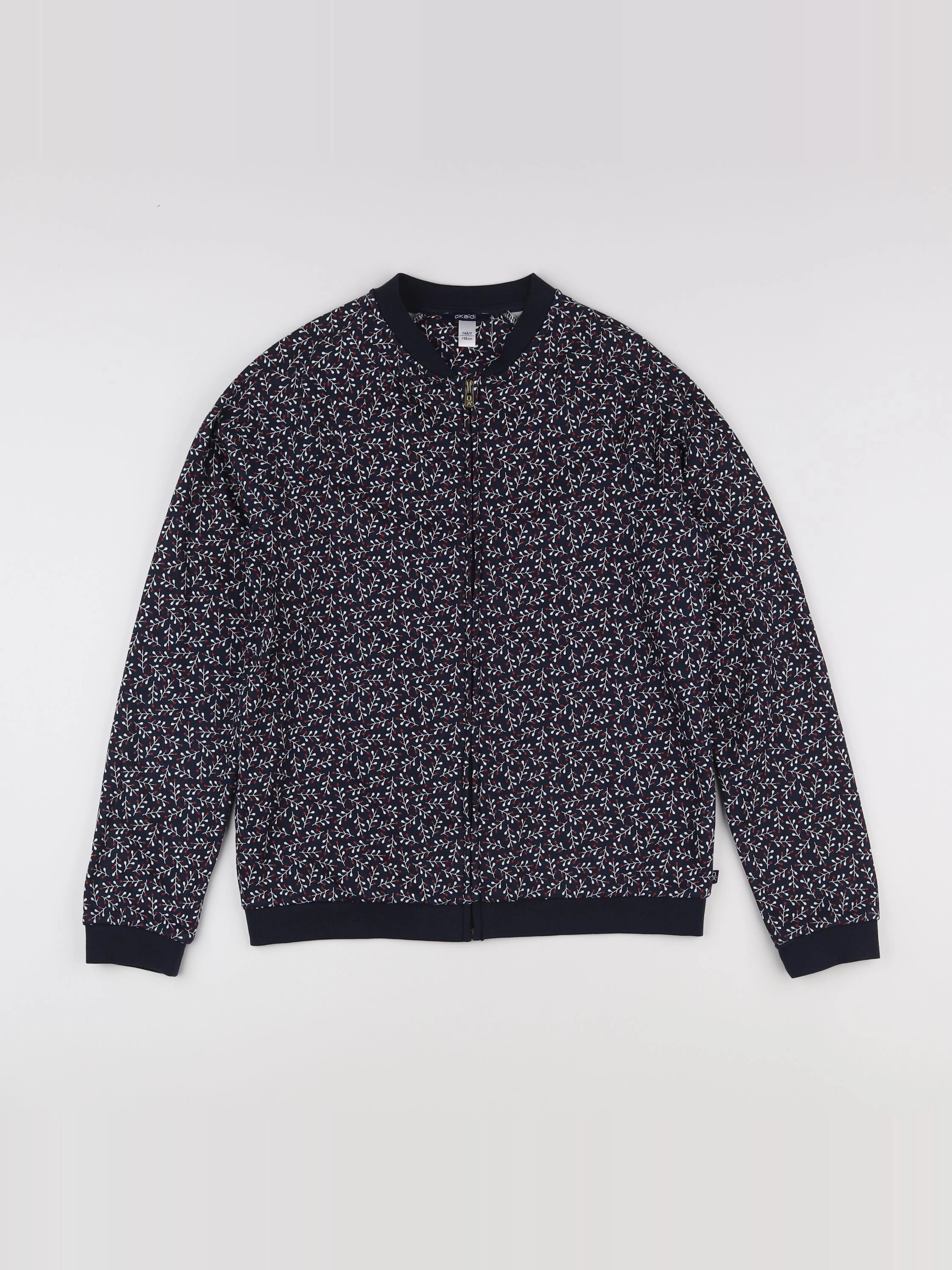 Okaidi - veste bleu - 14 ans