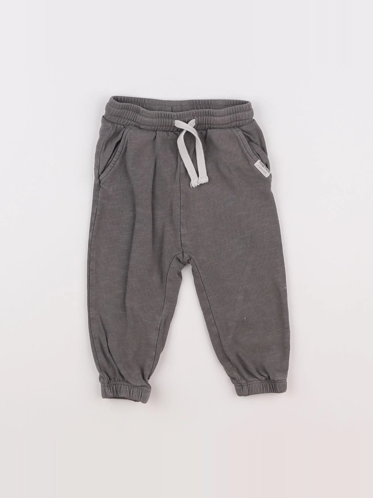 H&M - jogging gris - 9/12 mois