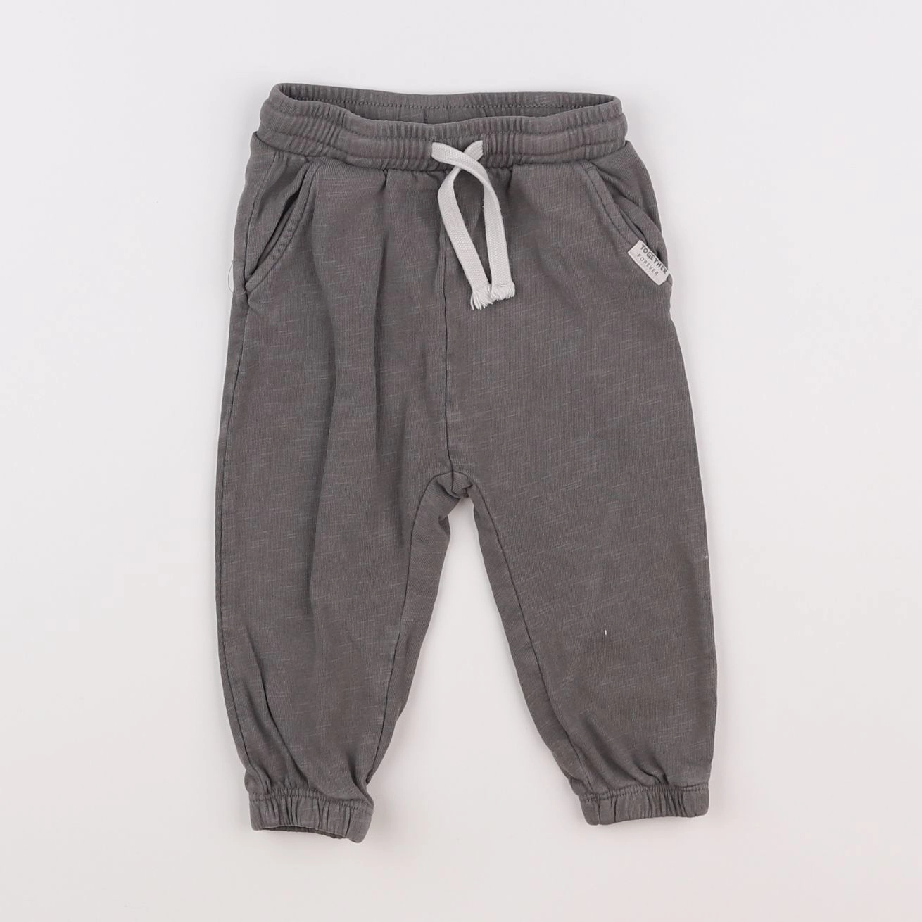 H&M - jogging gris - 9/12 mois