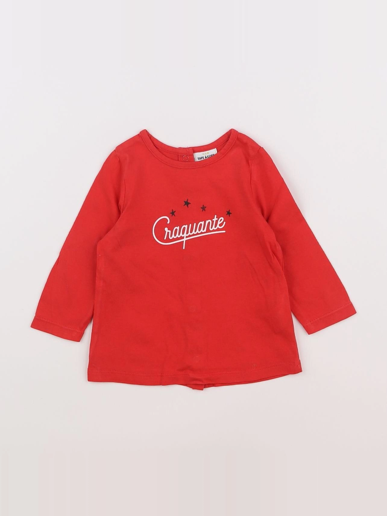 Tape à l'oeil - tee-shirt rouge - 9 mois