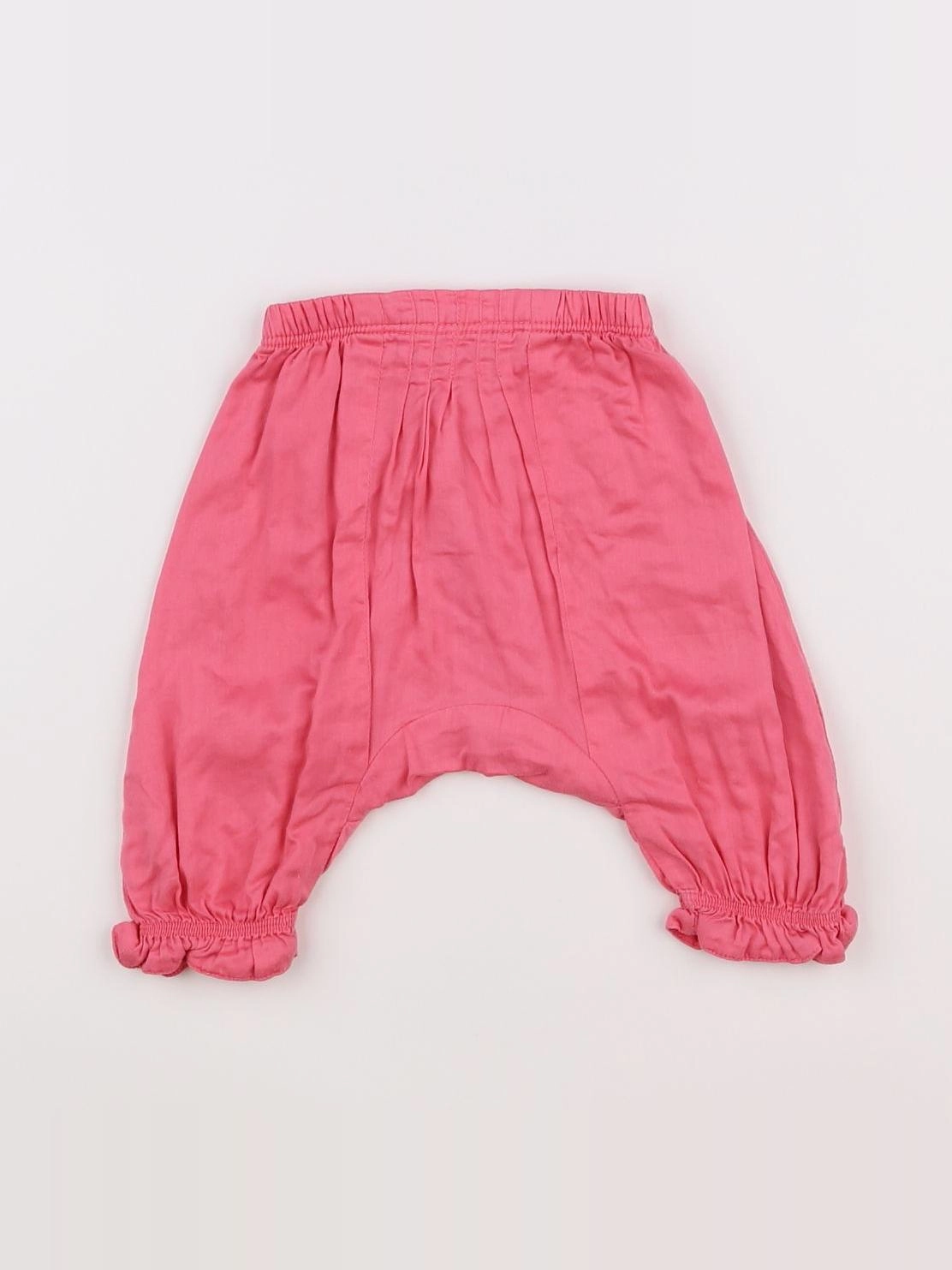 Natalys - sarouel rose - 3 mois