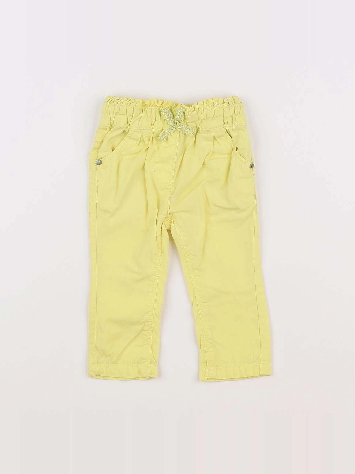 Tape à l'oeil - pantalon jaune - 3 mois