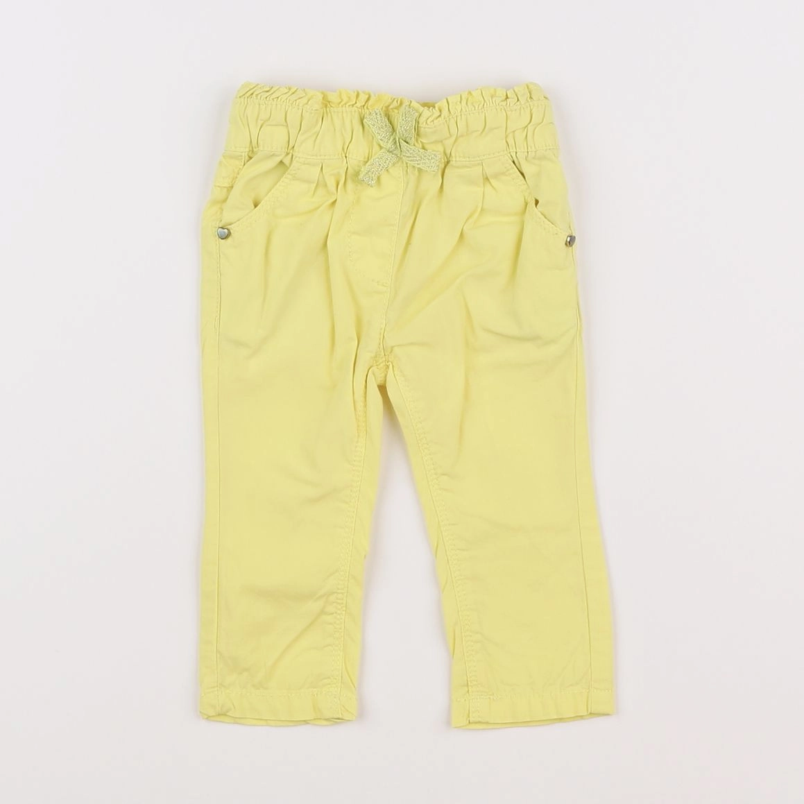 Tape à l'oeil - pantalon jaune - 3 mois