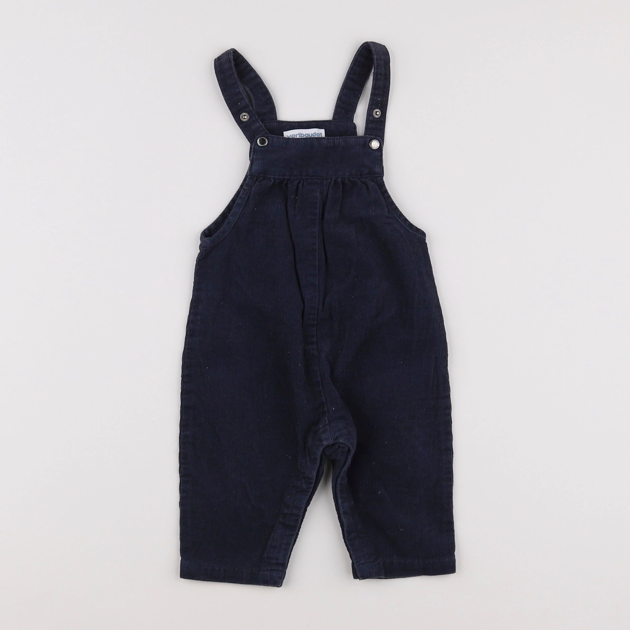 Vertbaudet - salopette bleu - 6 mois