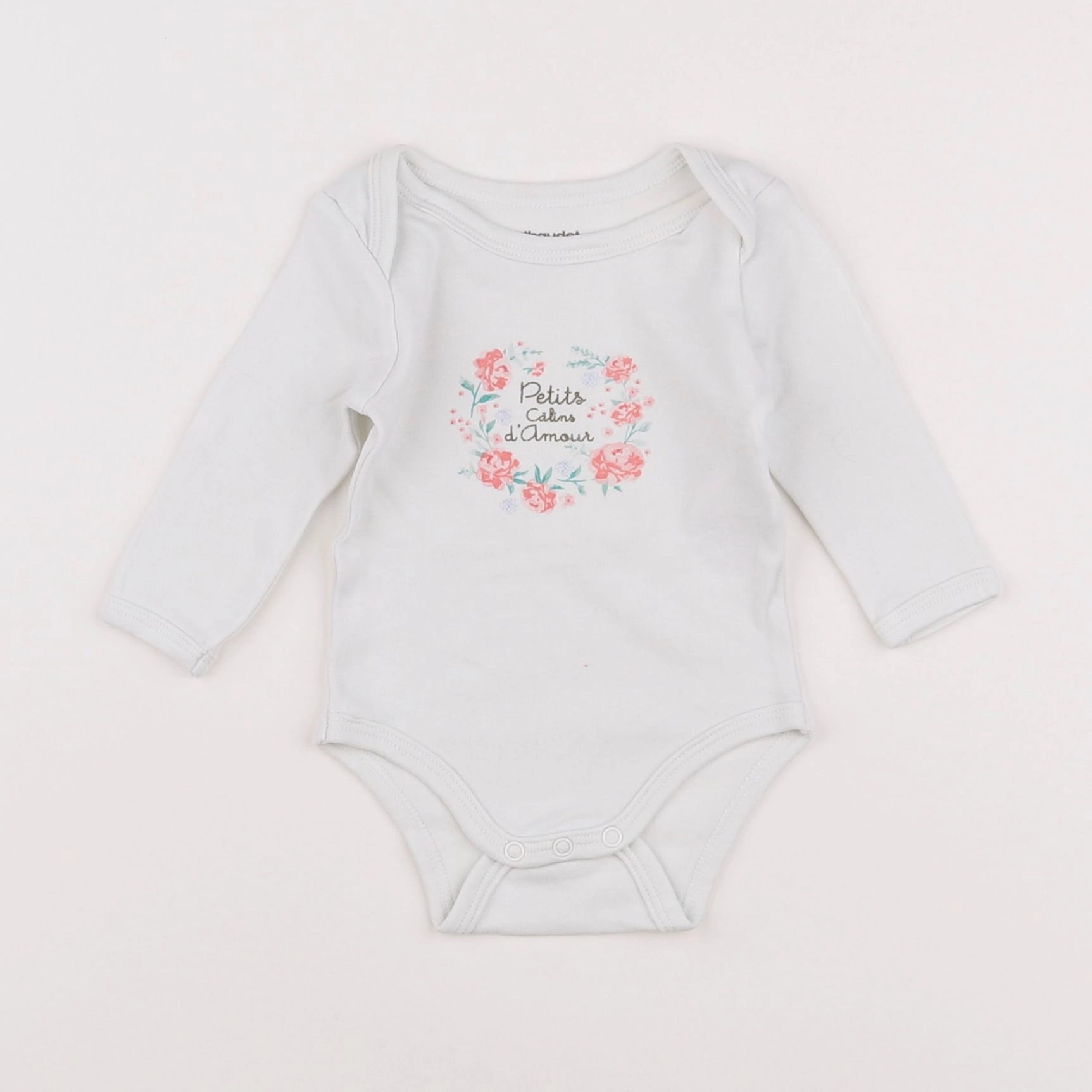 Vertbaudet - body blanc - 3 mois