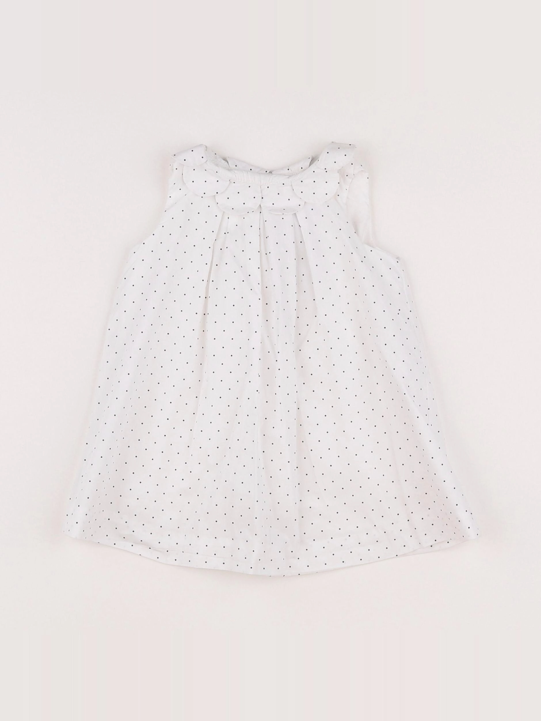Jacadi - robe blanc - 6 mois