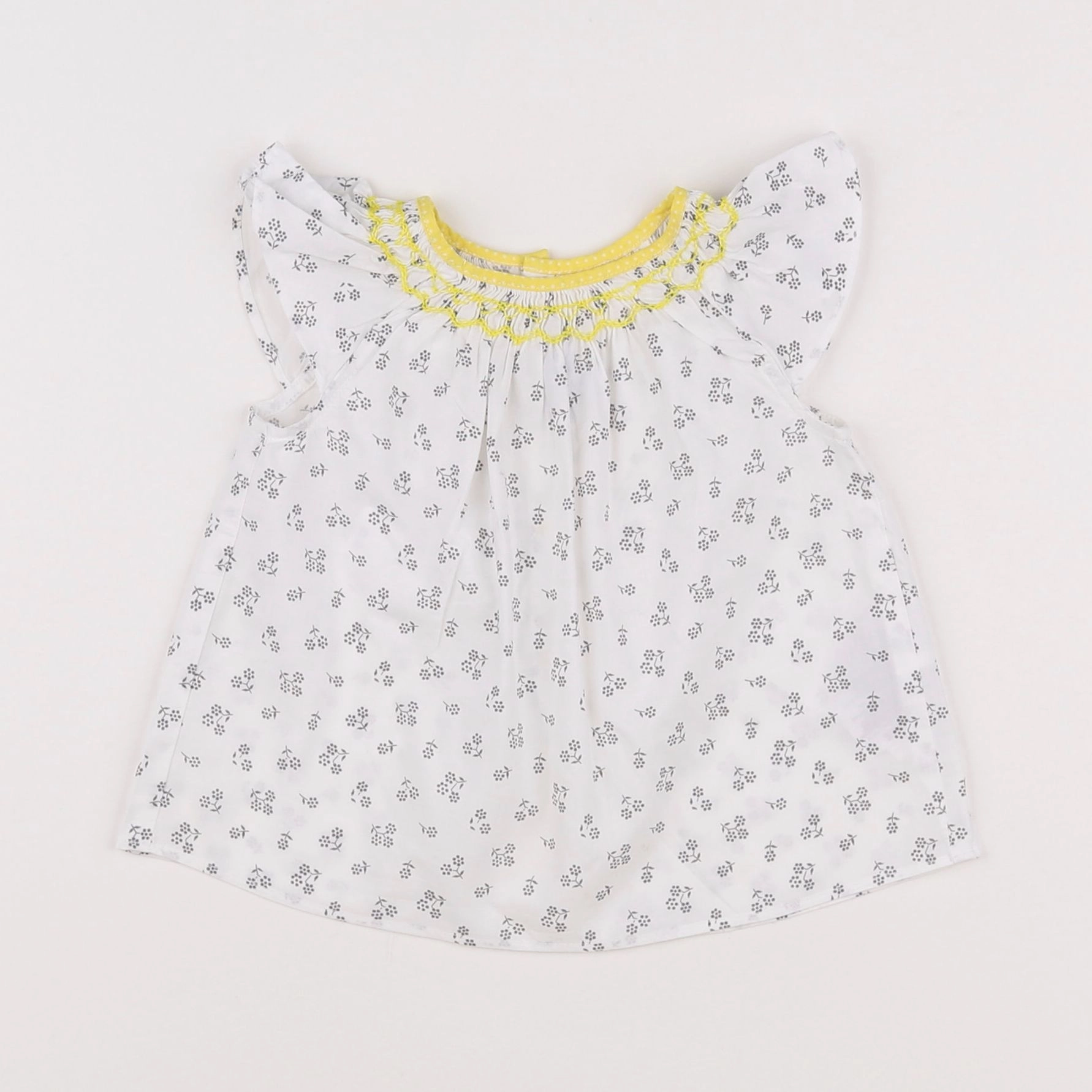 Jacadi - blouse blanc - 12 mois