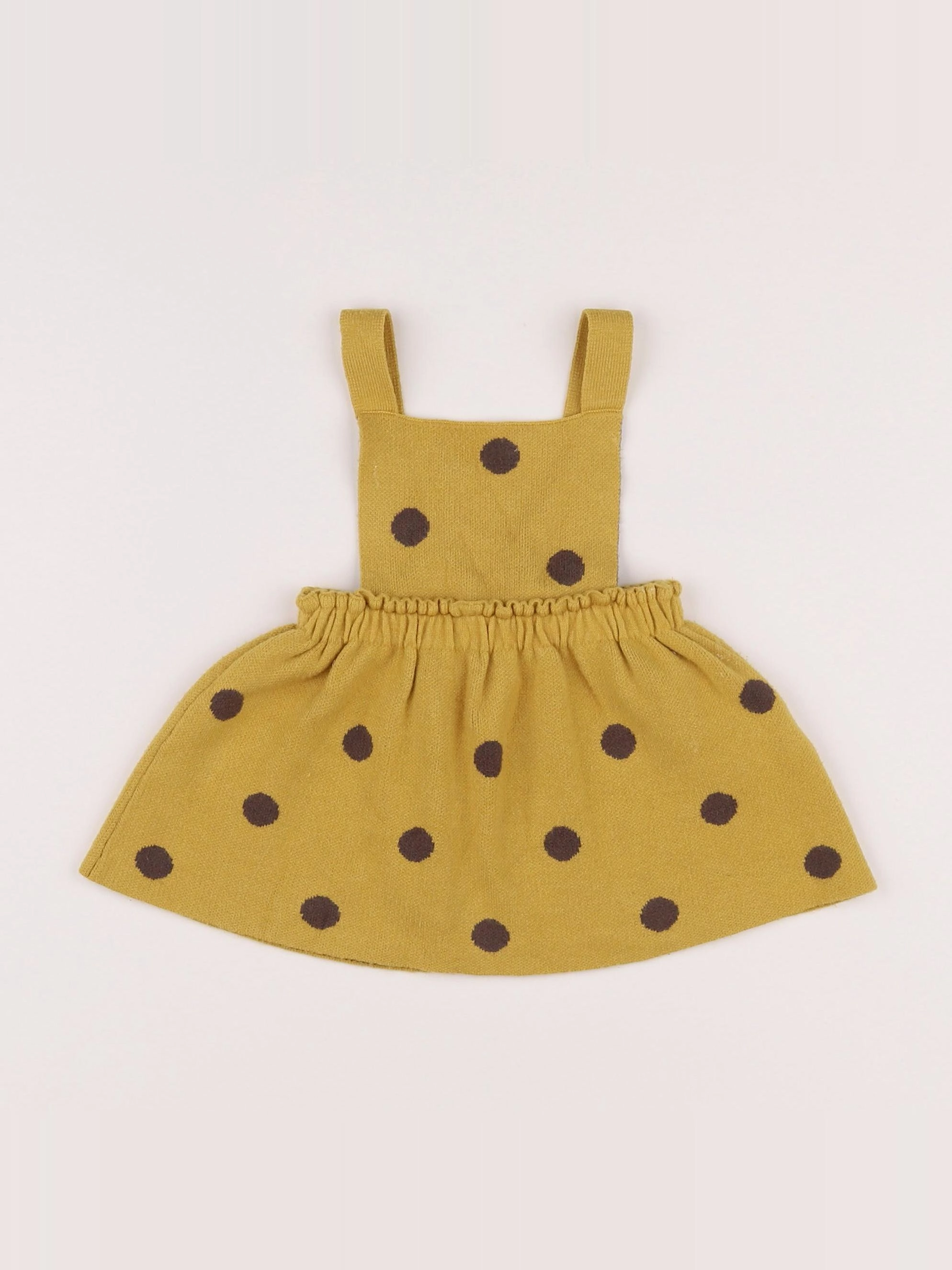 Zara - robe jaune - 6/9 mois