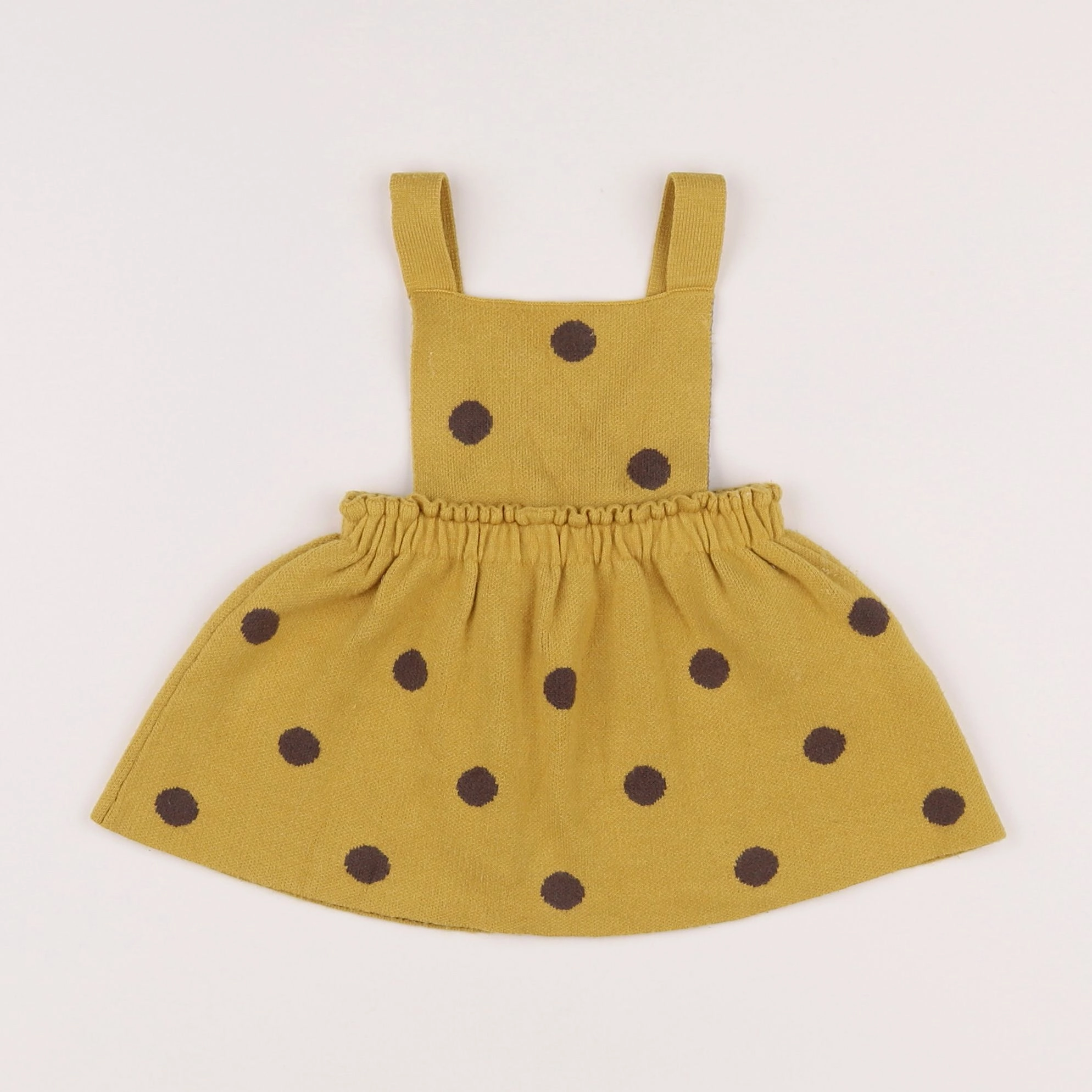 Zara - robe jaune - 6/9 mois