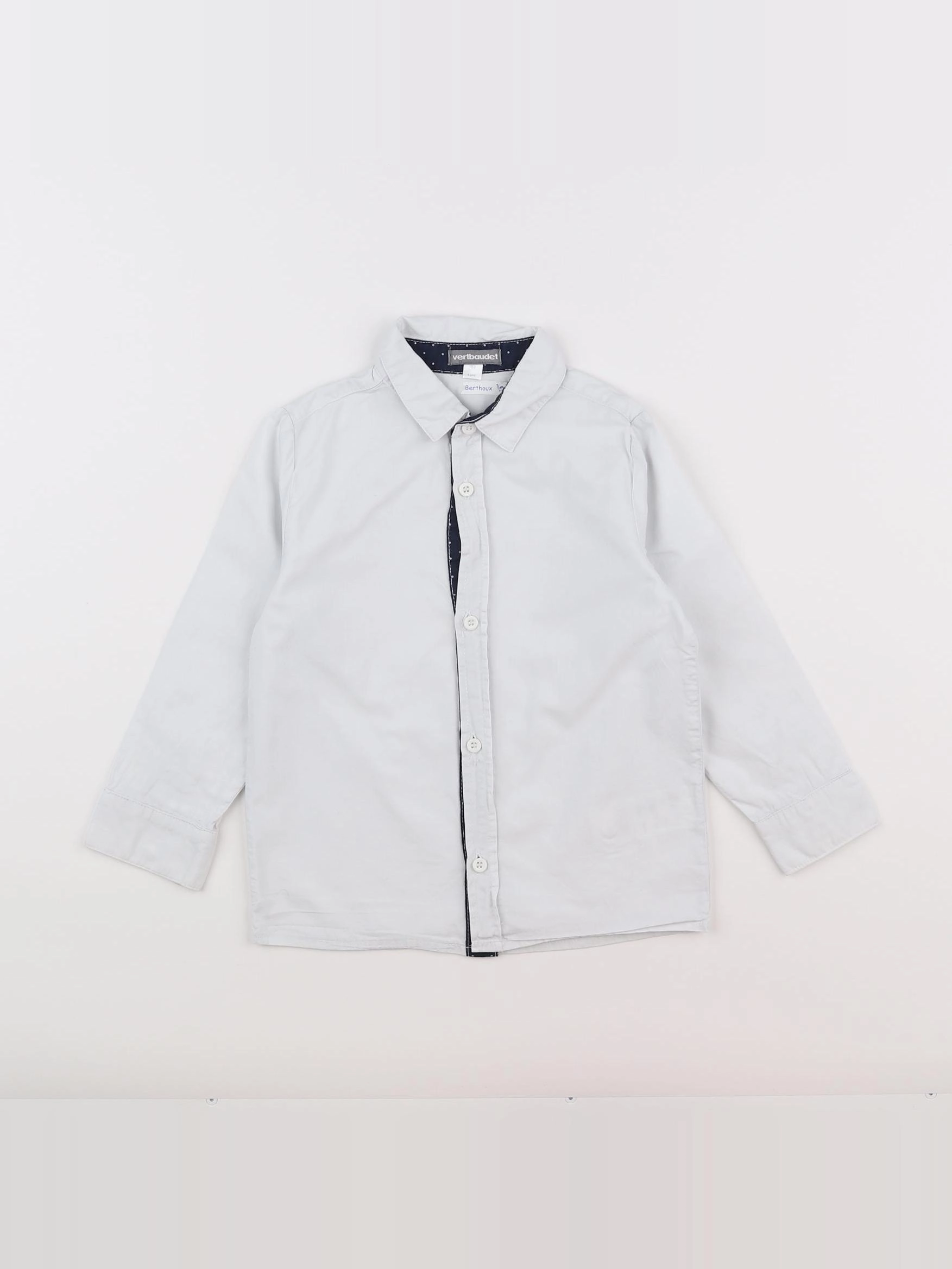 Vertbaudet - chemise blanc - 4 ans