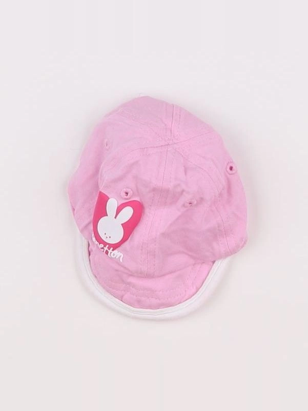 Benetton - casquette rose - 3/6 mois