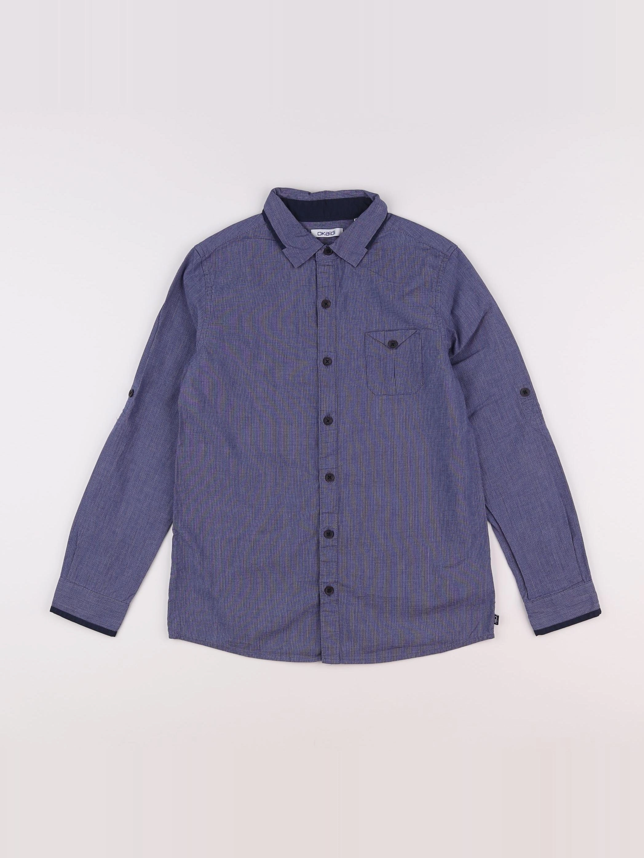 Okaidi - chemise bleu - 10 ans