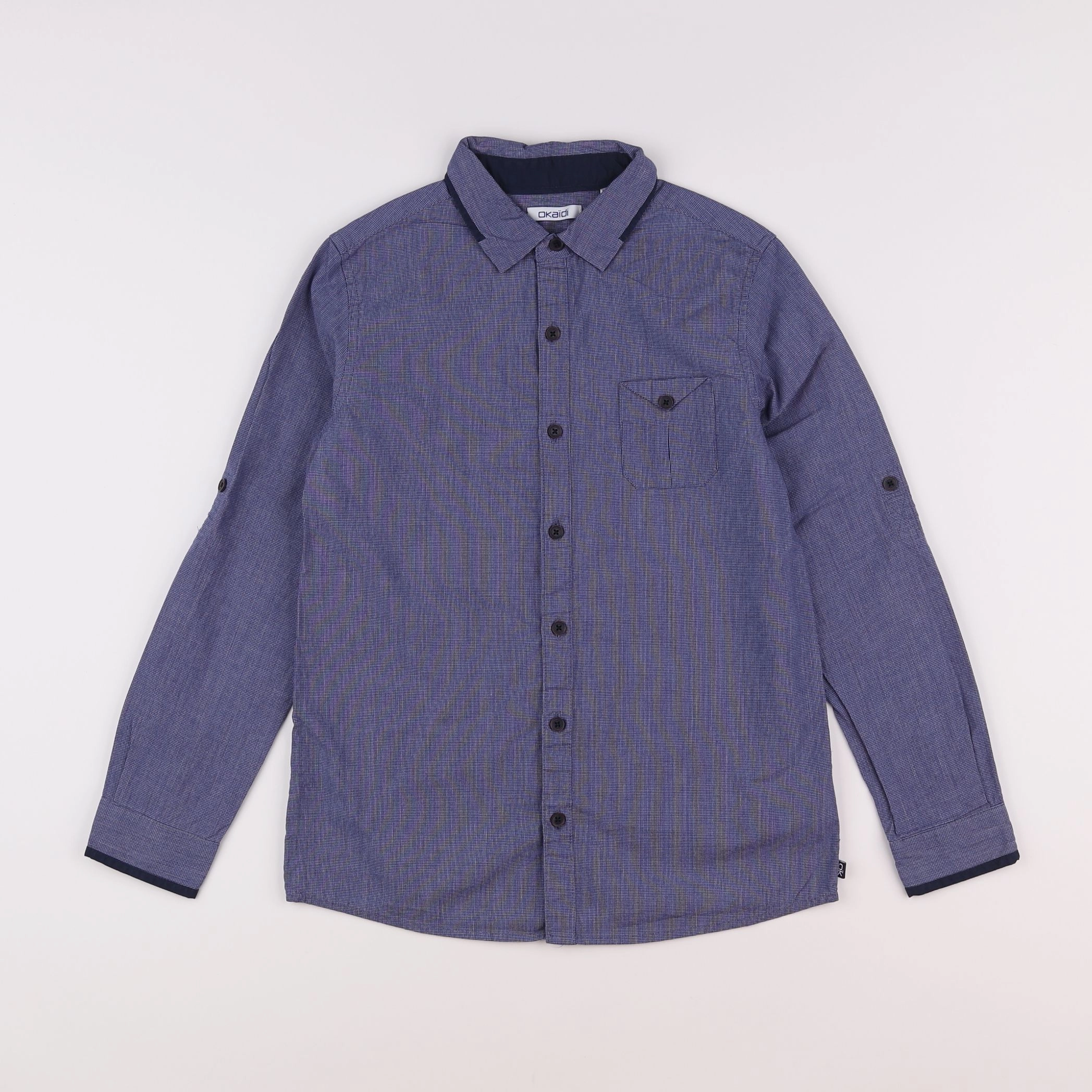 Okaidi - chemise bleu - 10 ans