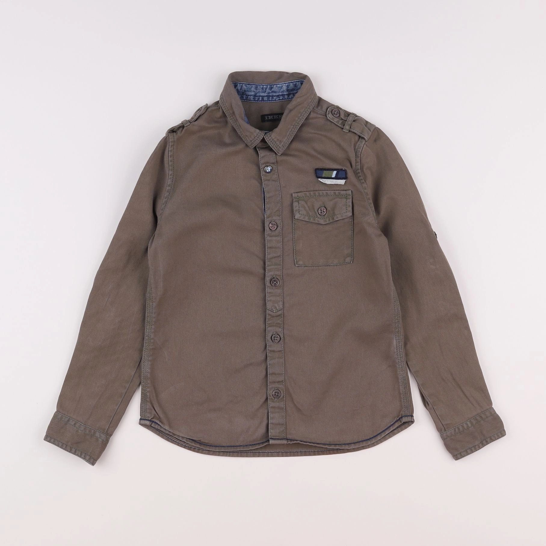 IKKS - chemise imprimé au dos vert - 6 ans