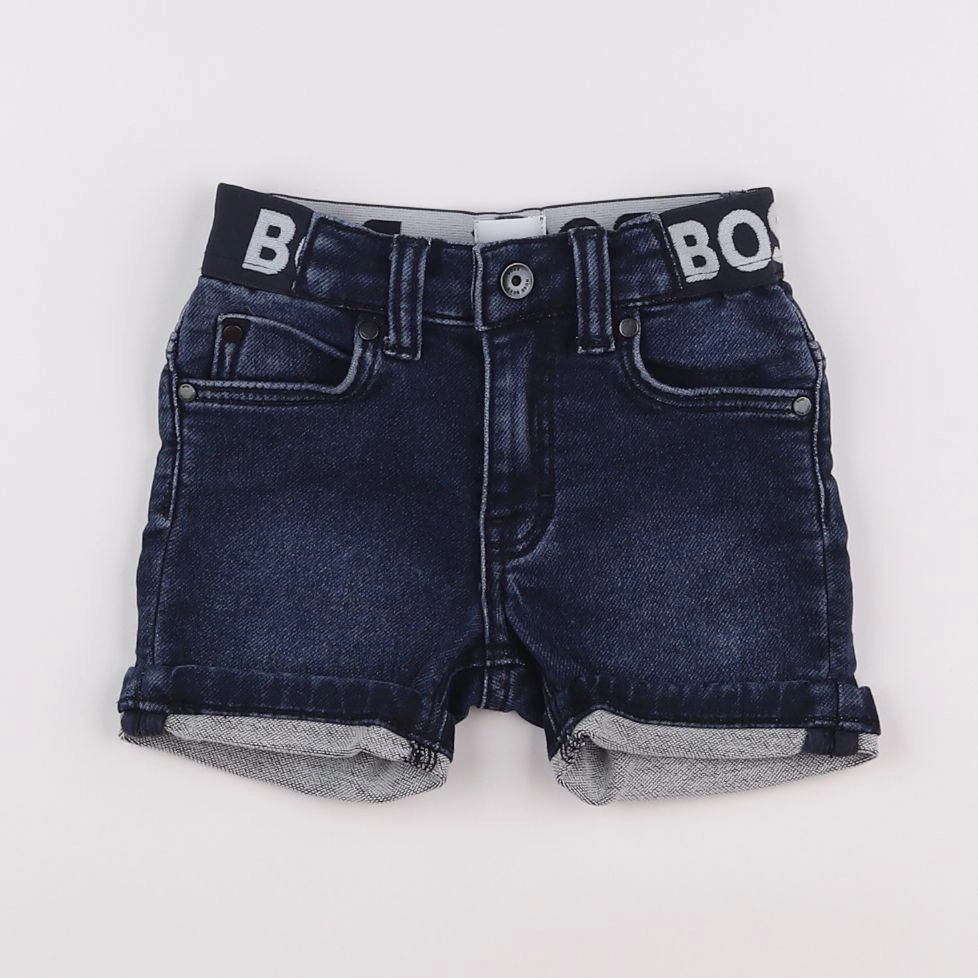 Hugo Boss - short bleu - 9 mois