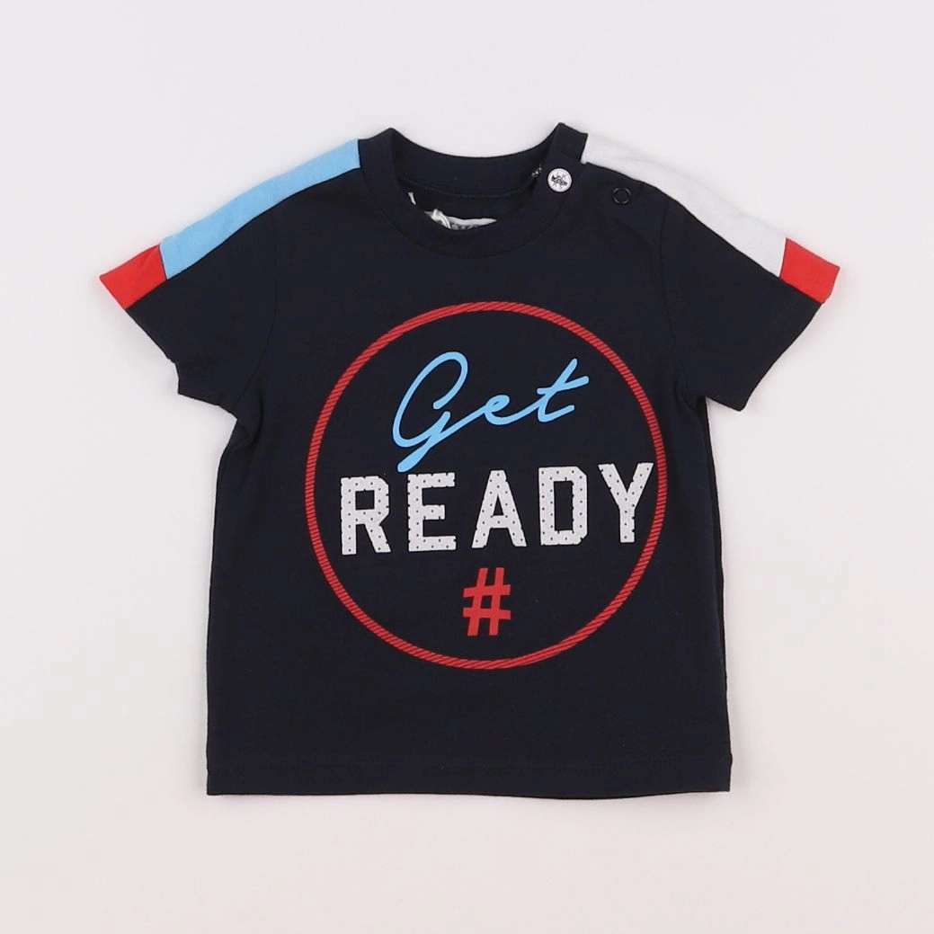 IKKS - tee-shirt bleu - 3 mois