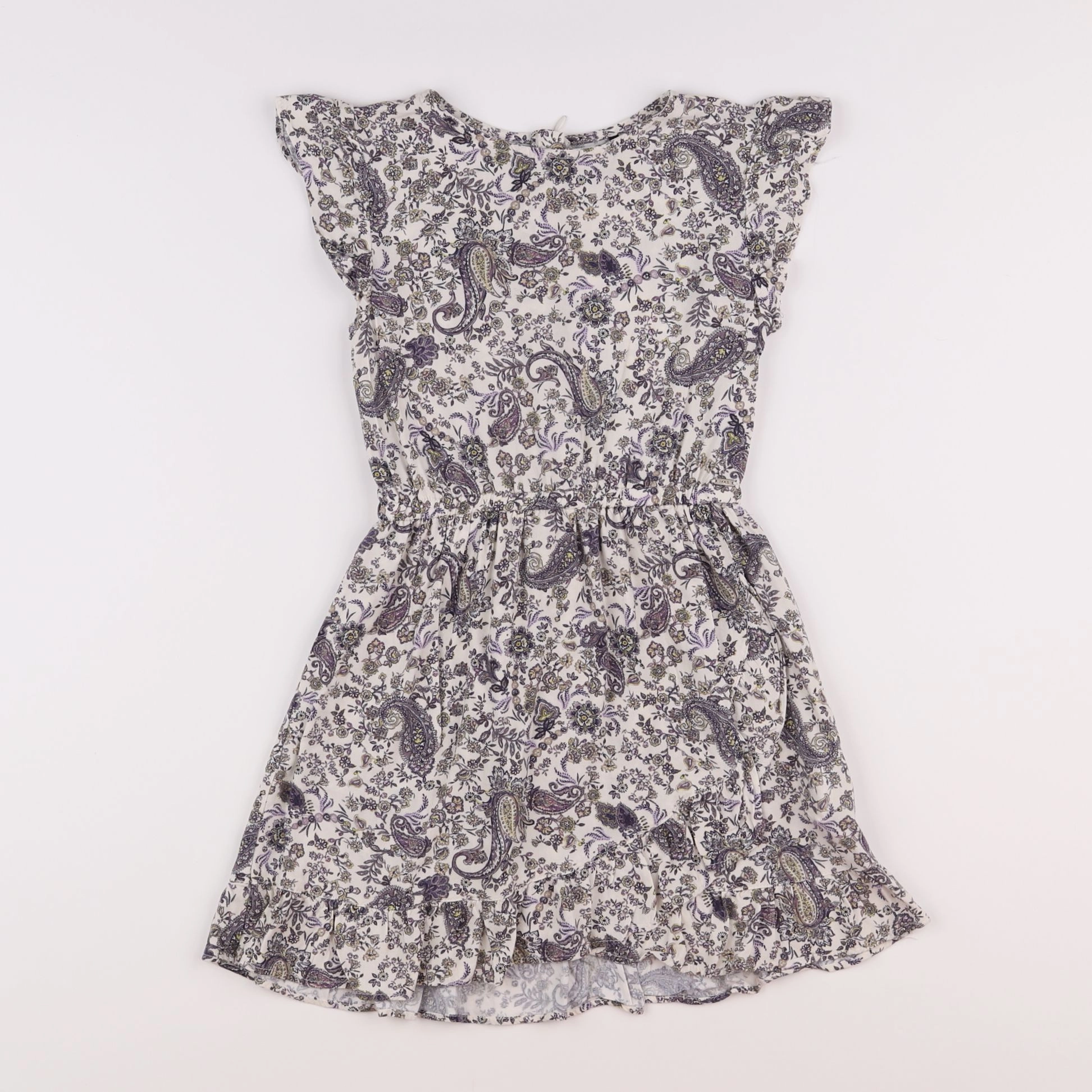 IKKS - robe blanc - 8 ans