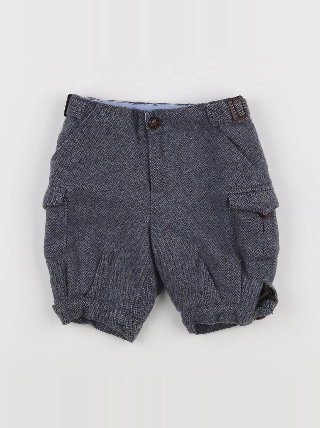 Jacadi - pantacourt bleu - 12 mois