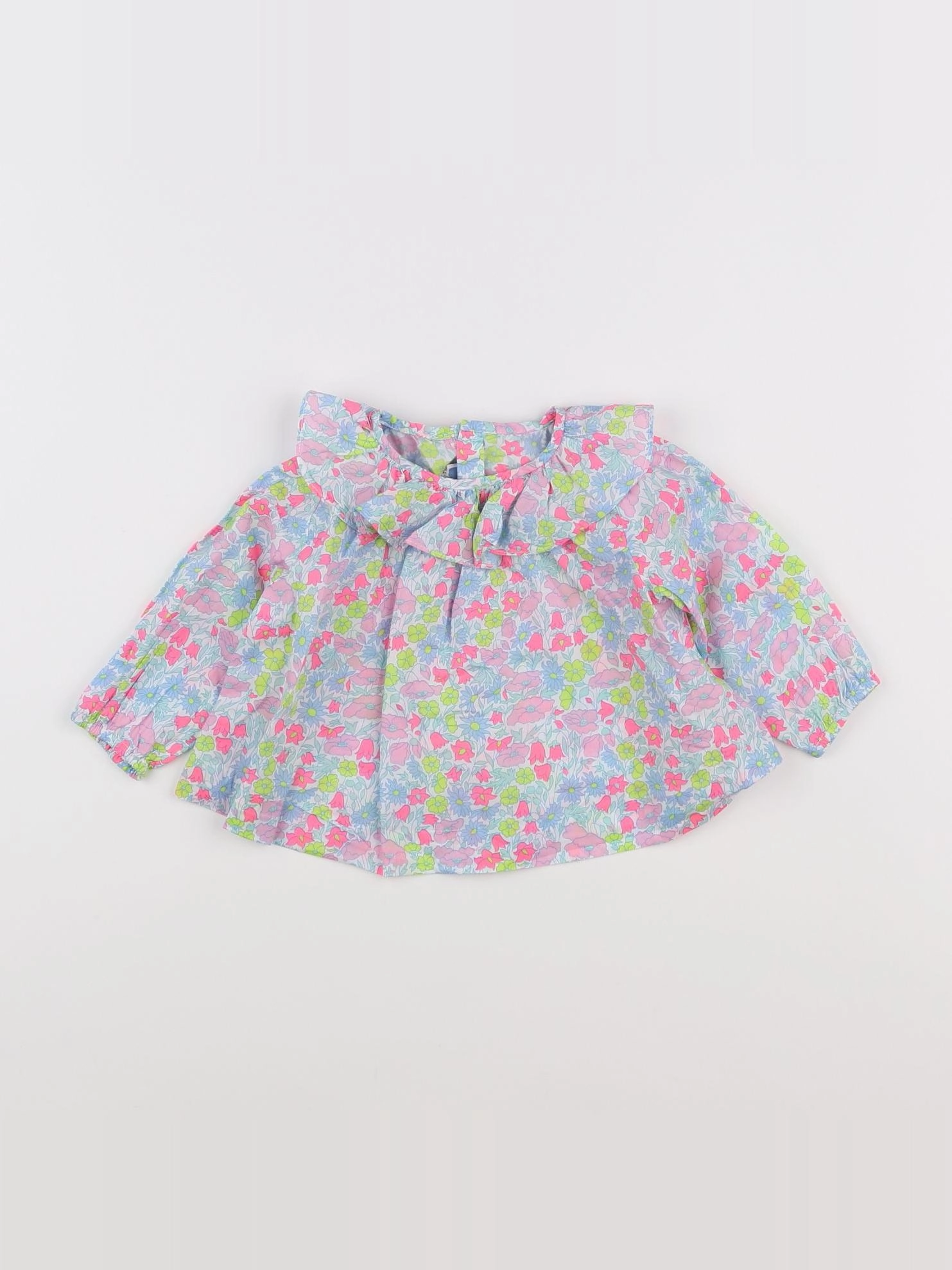 Jacadi - blouse liberty multicolore - 6 mois