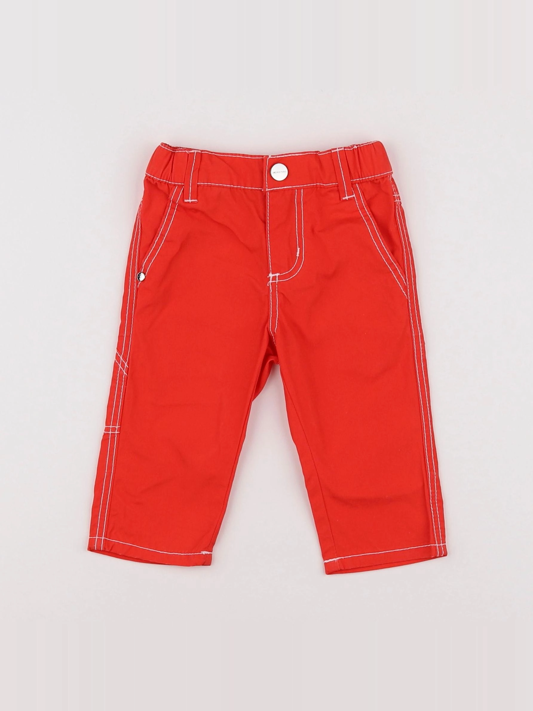 Jacadi - pantalon rouge - 6 mois