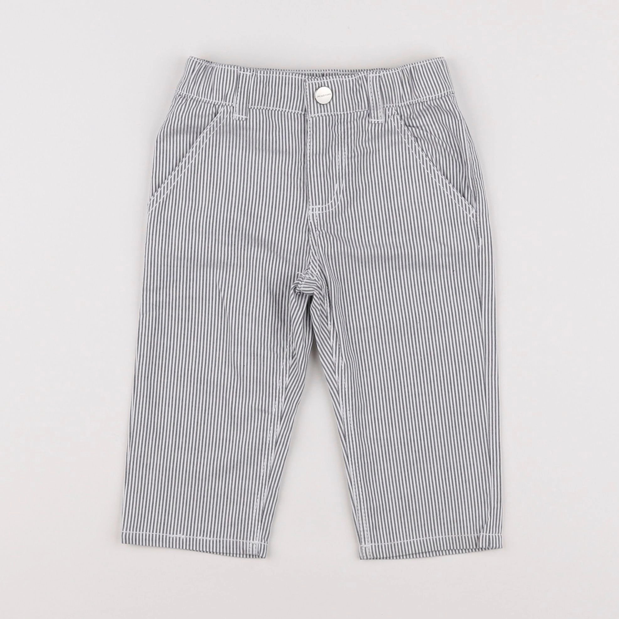 Jacadi - pantalon gris - 12 mois