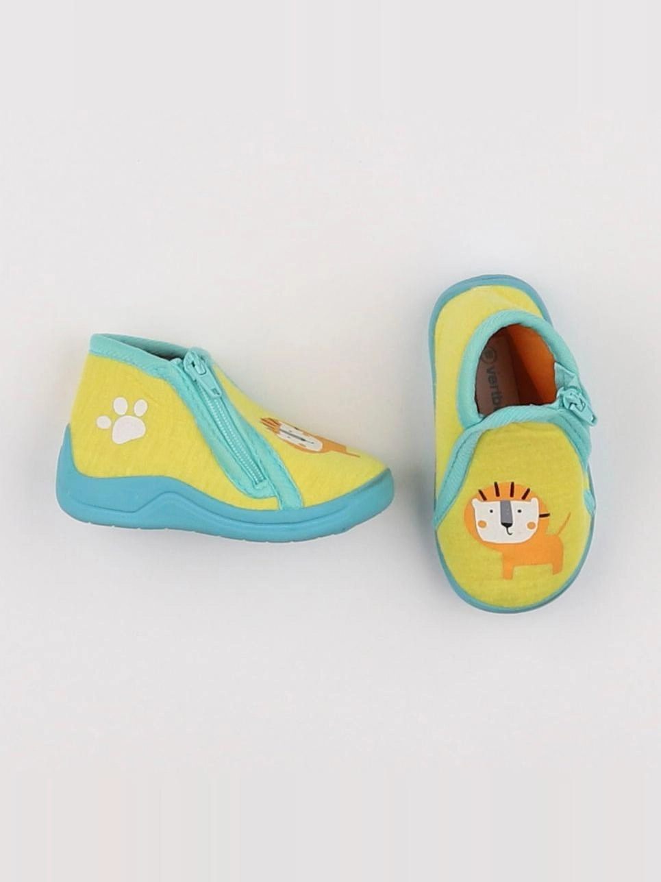 Vertbaudet - chaussons jaune - pointure 18