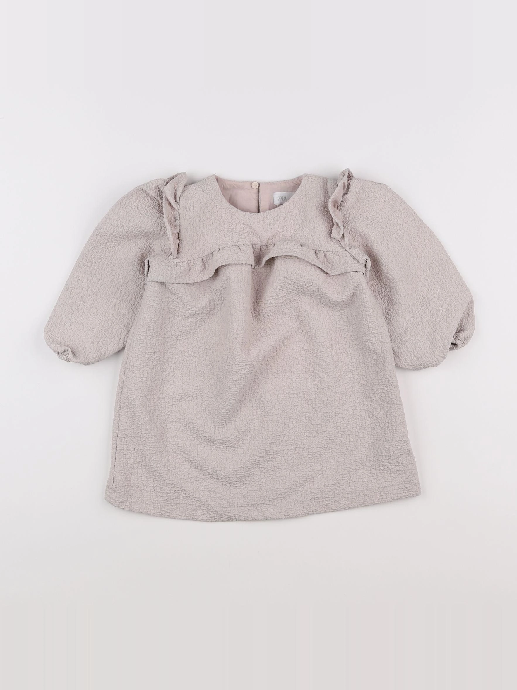 Zara - robe beige - 18 mois à 2 ans