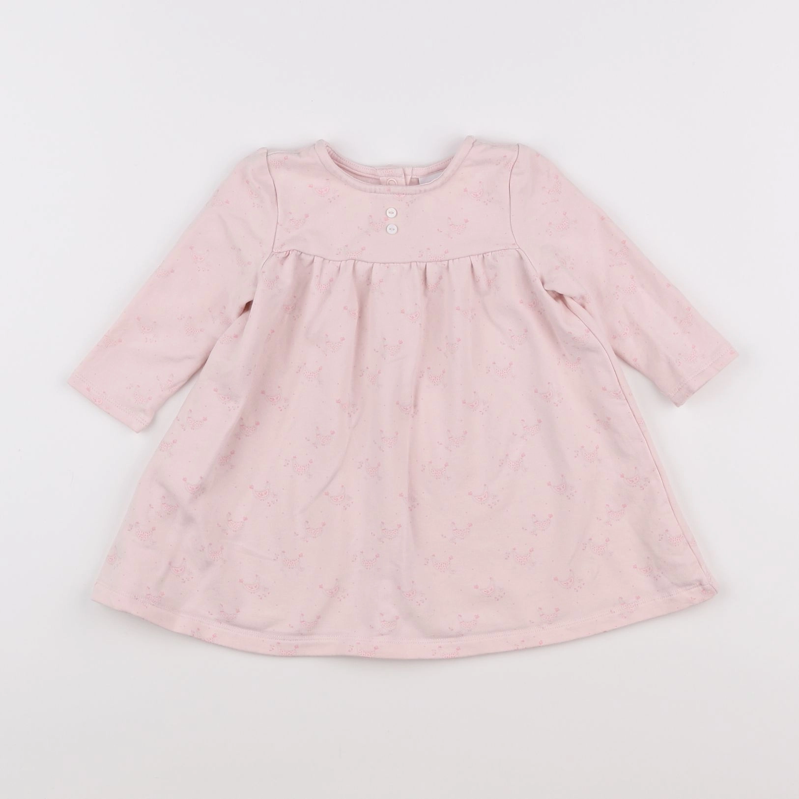 Natalys - robe rose - 9 mois