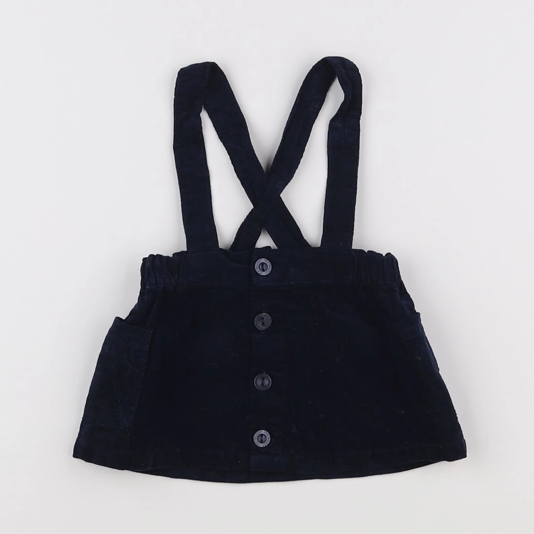 Vertbaudet - jupe bleu - 6 mois