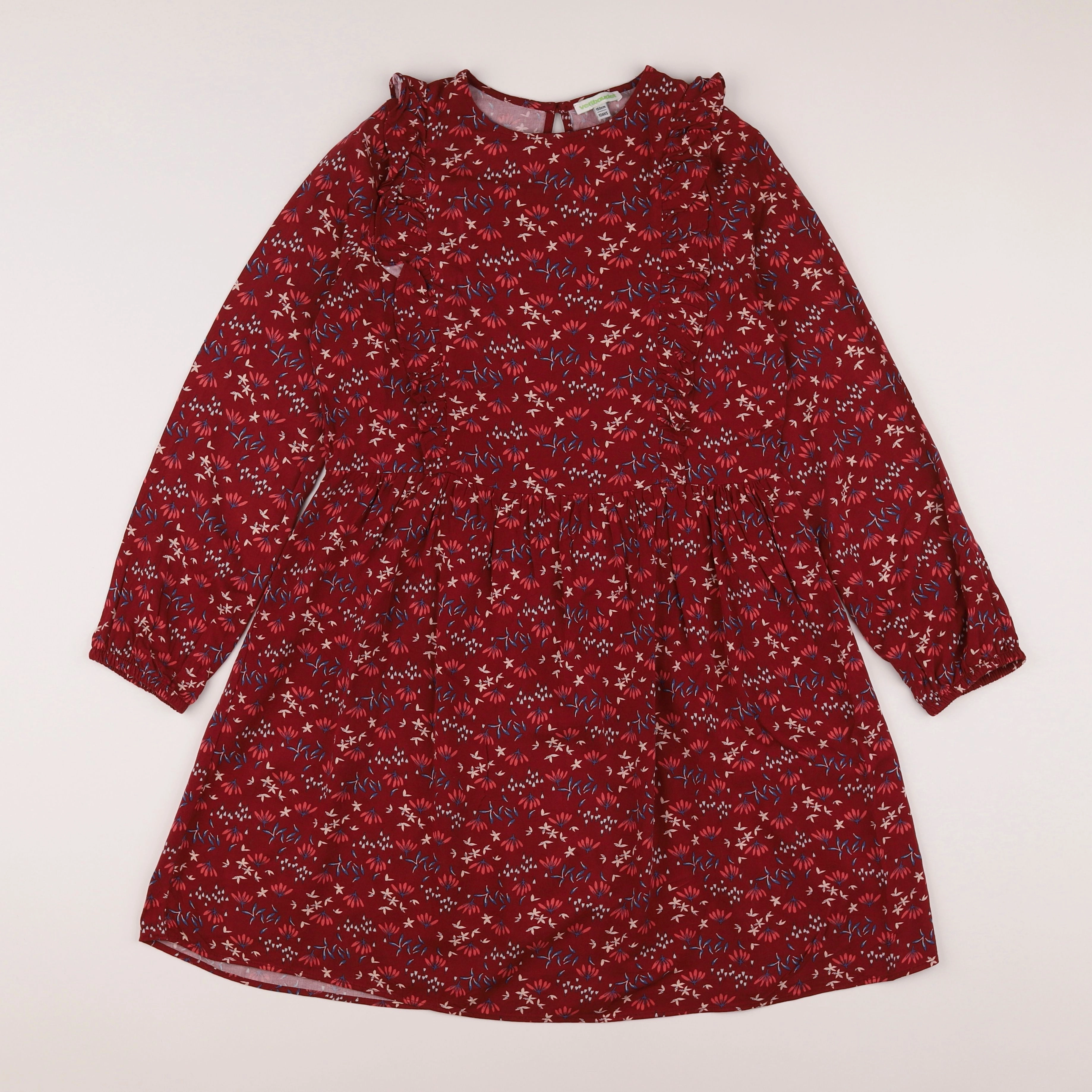 Vertbaudet - robe rouge - 12 ans