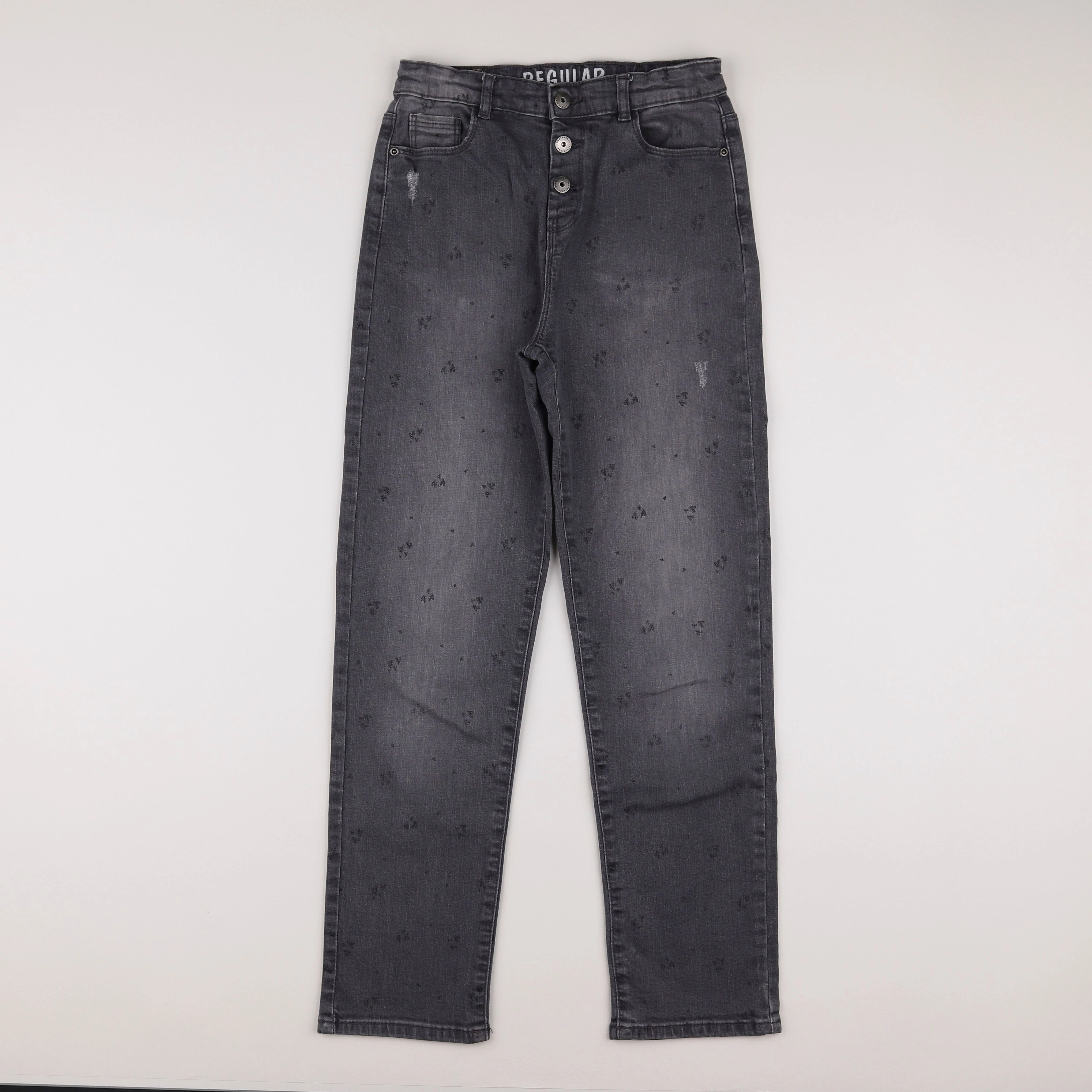 Vertbaudet - jean gris - 12 ans