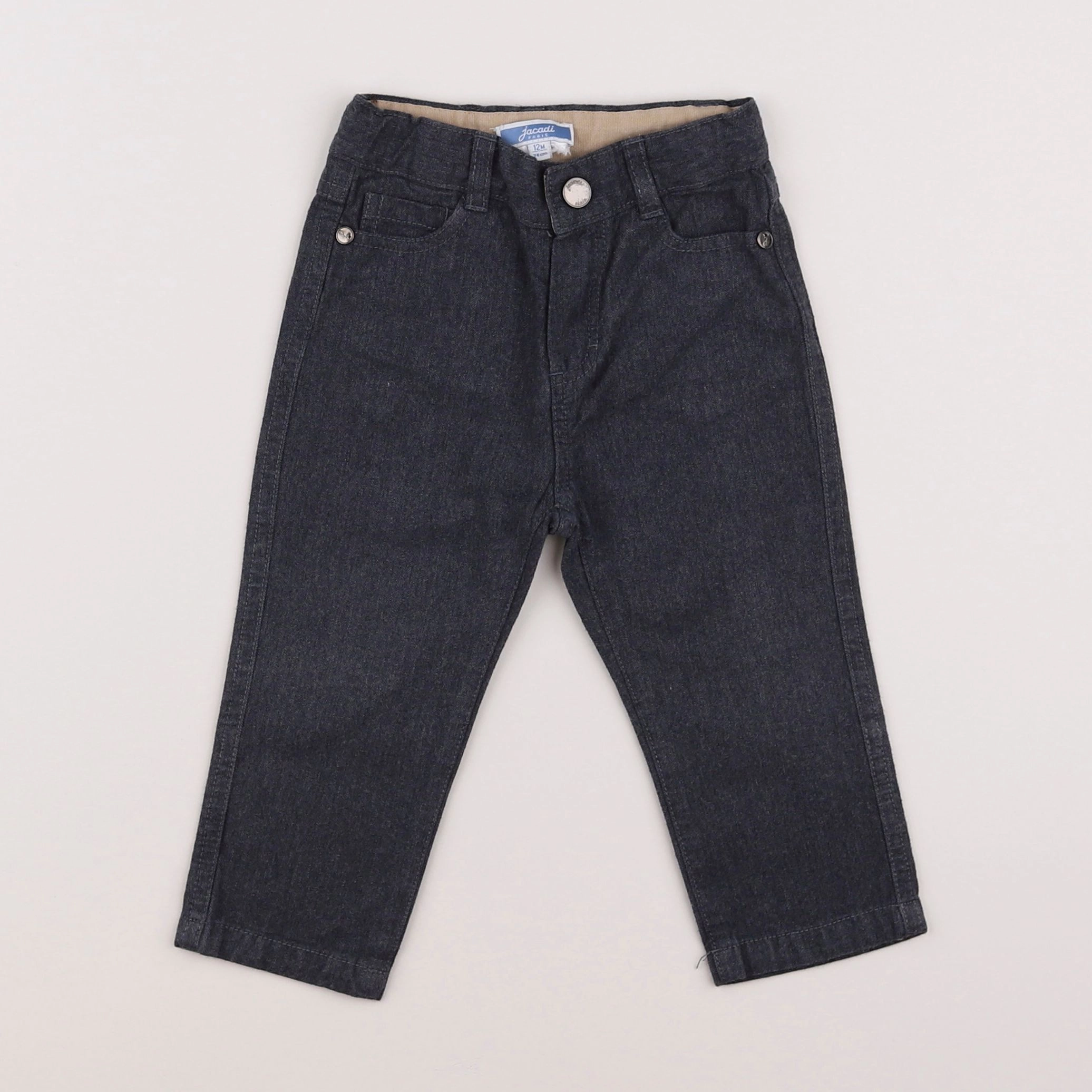 Jacadi - jean gris - 12 mois