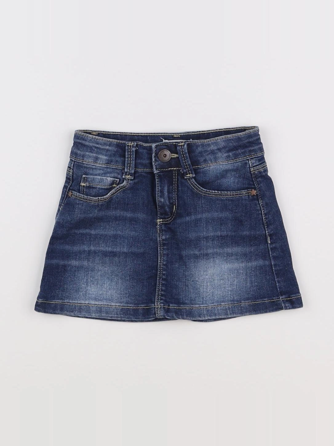 Vertbaudet - jupe bleu - 4 ans