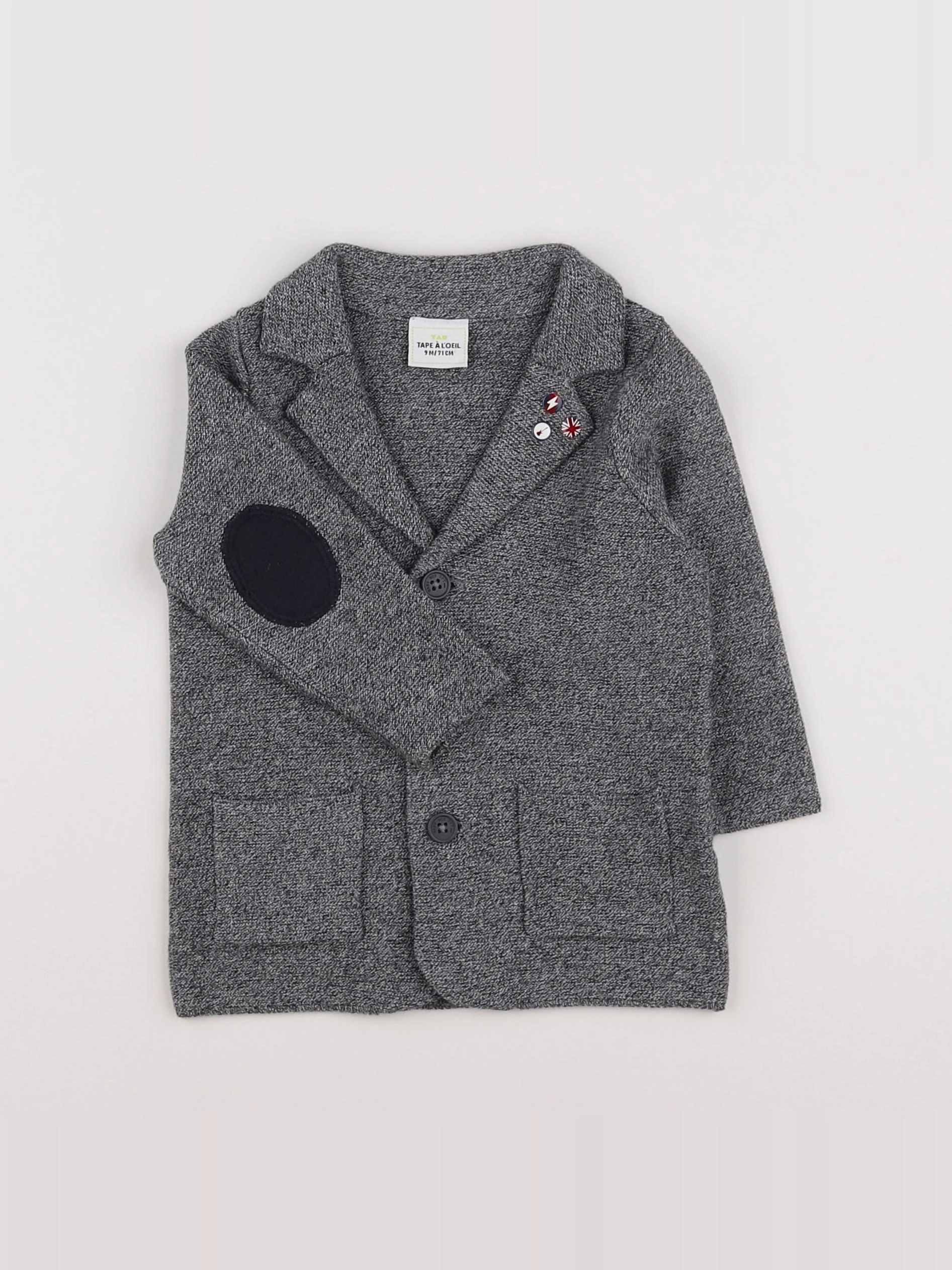 Tape à l'oeil - veste gris - 9 mois