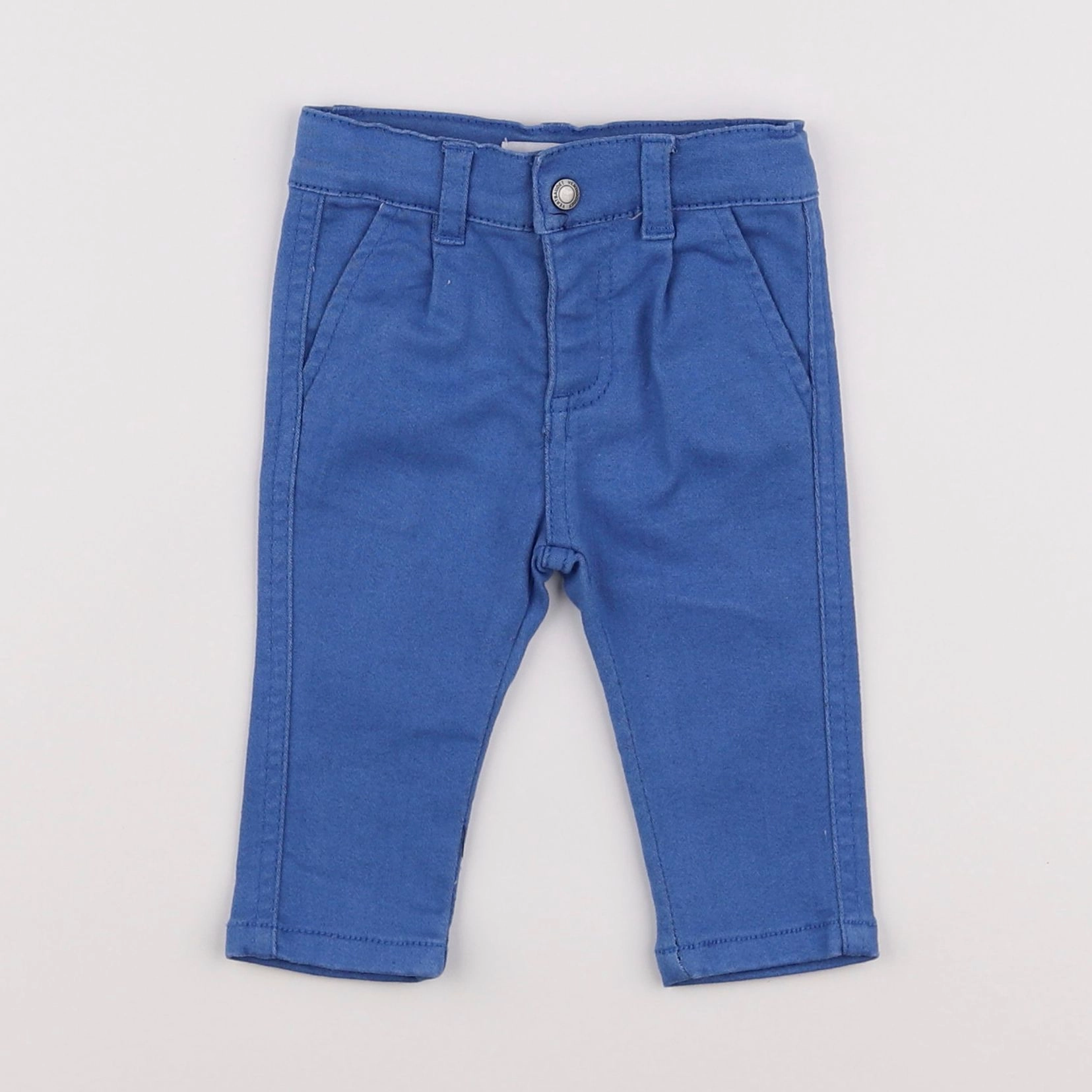 Vertbaudet - pantalon bleu - 3 mois