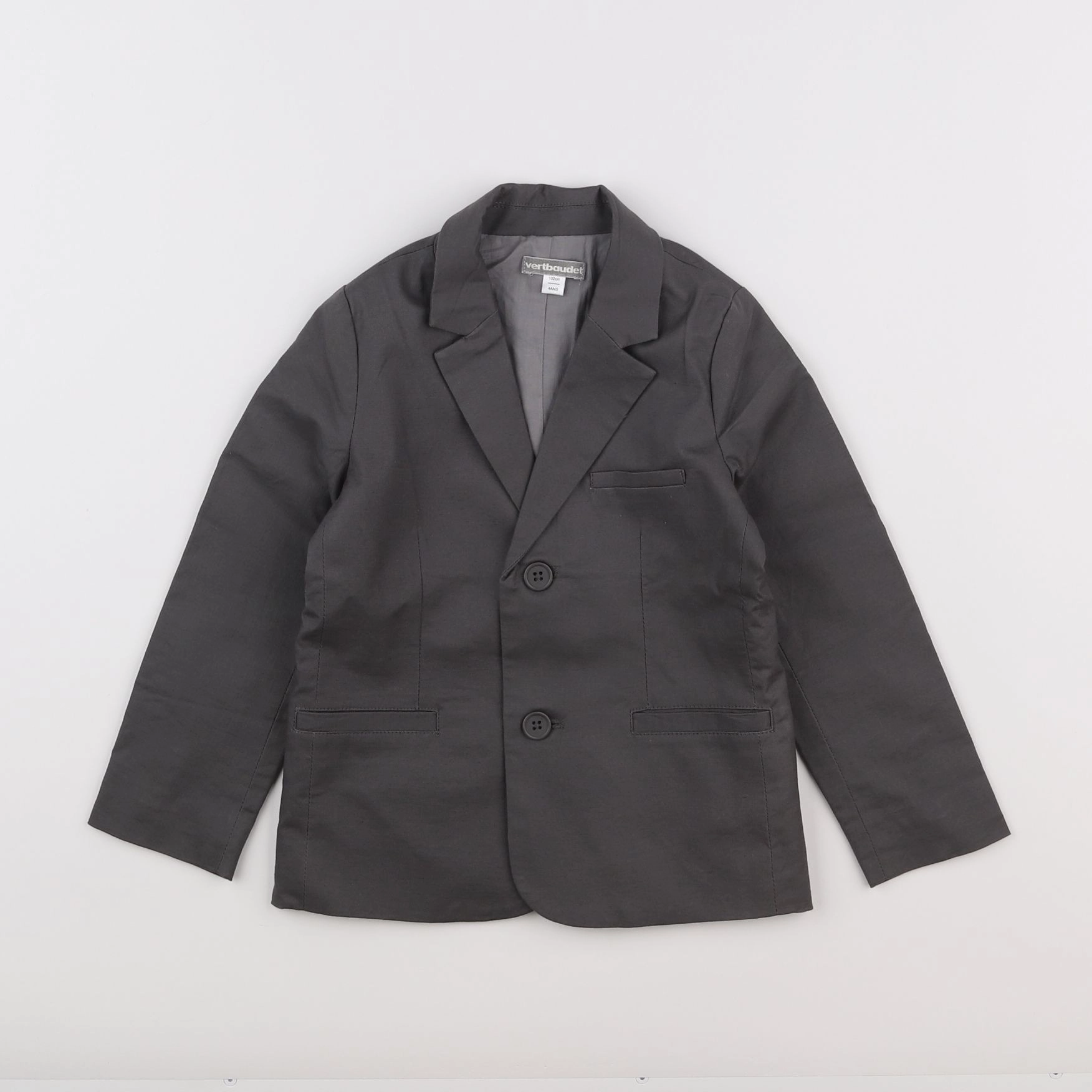 Vertbaudet - veste gris - 4 ans