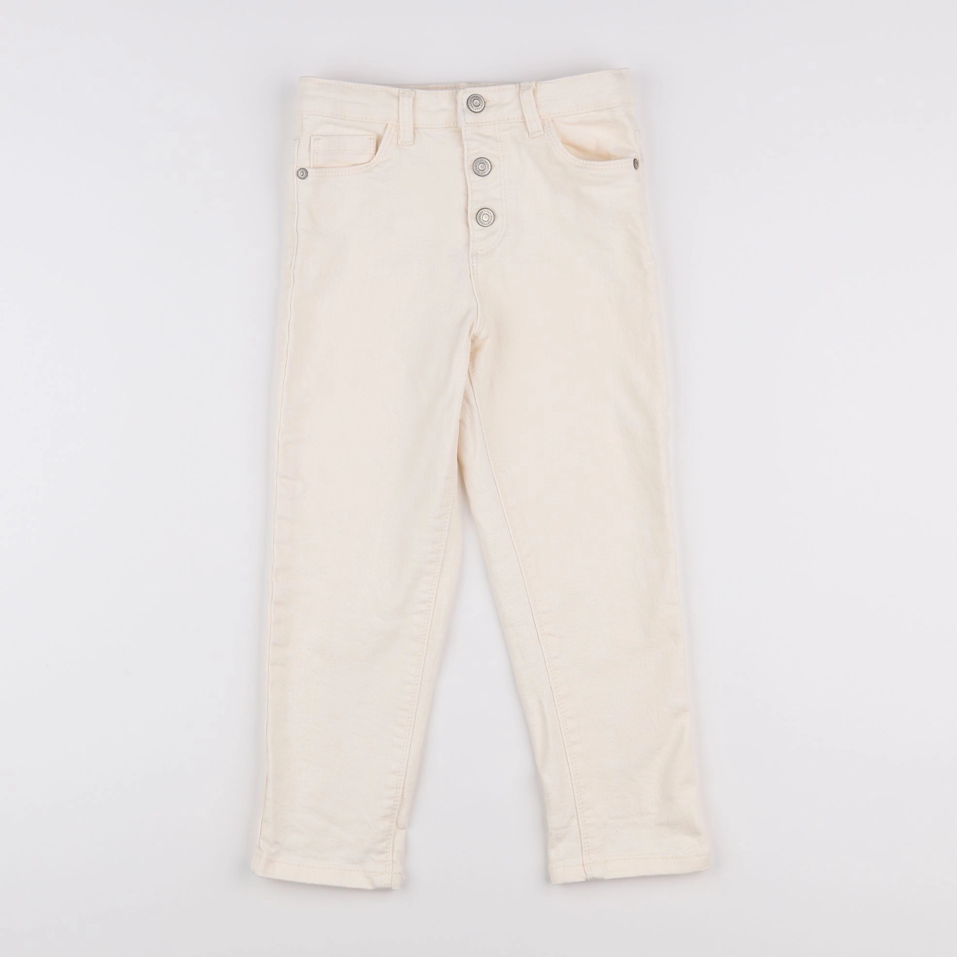 Vertbaudet - jean beige - 6 ans