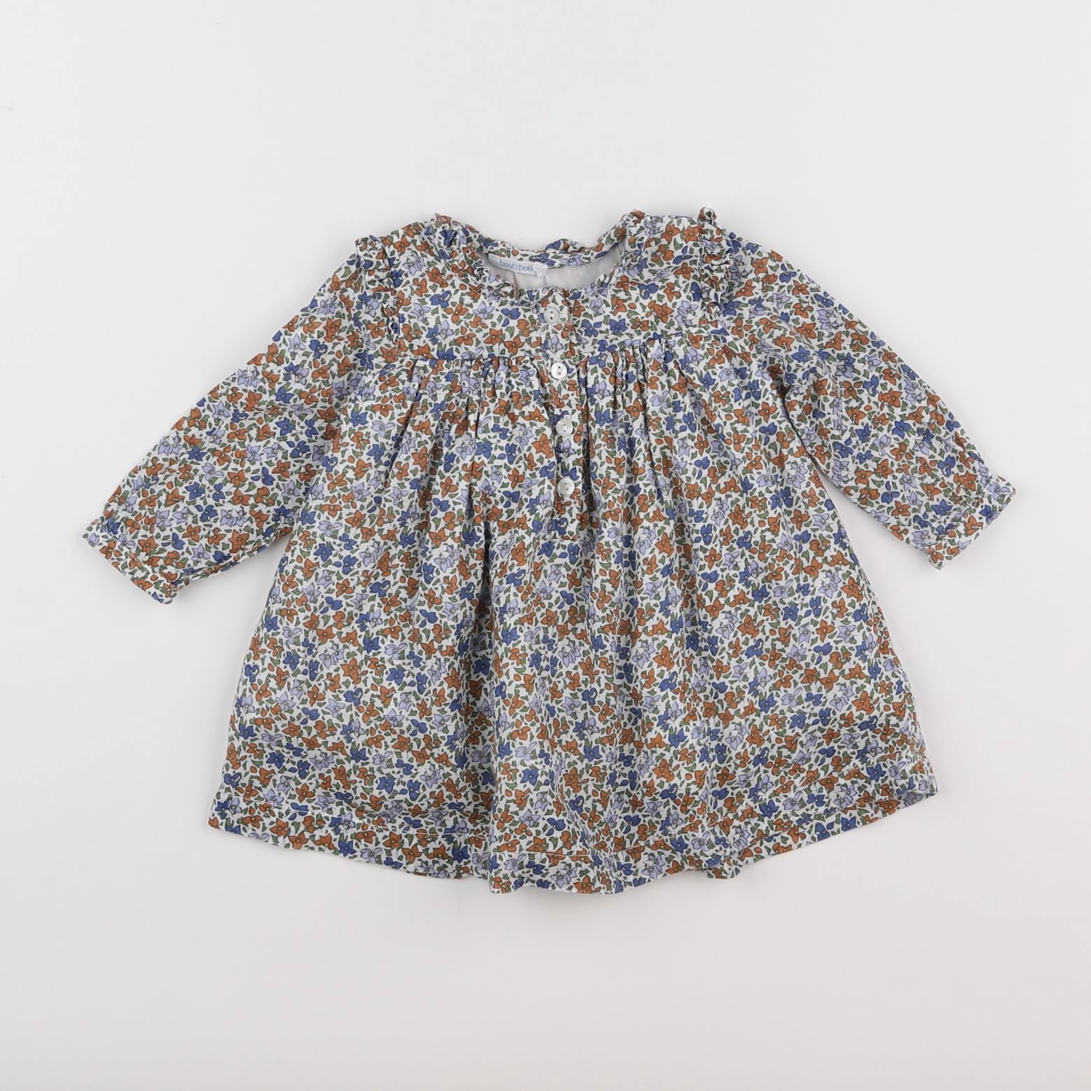 Boutchou - robe multicolore - 6 mois