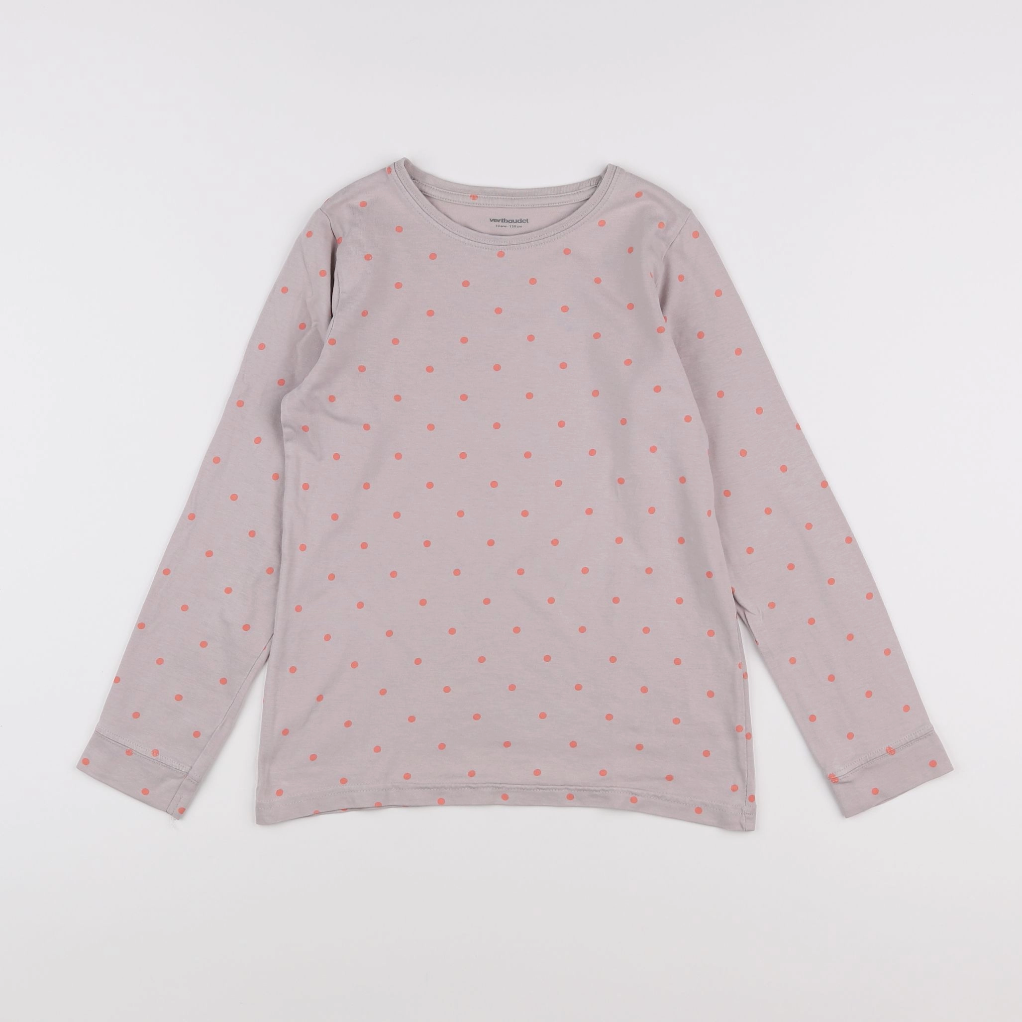 Vertbaudet - tee-shirt gris - 10 ans