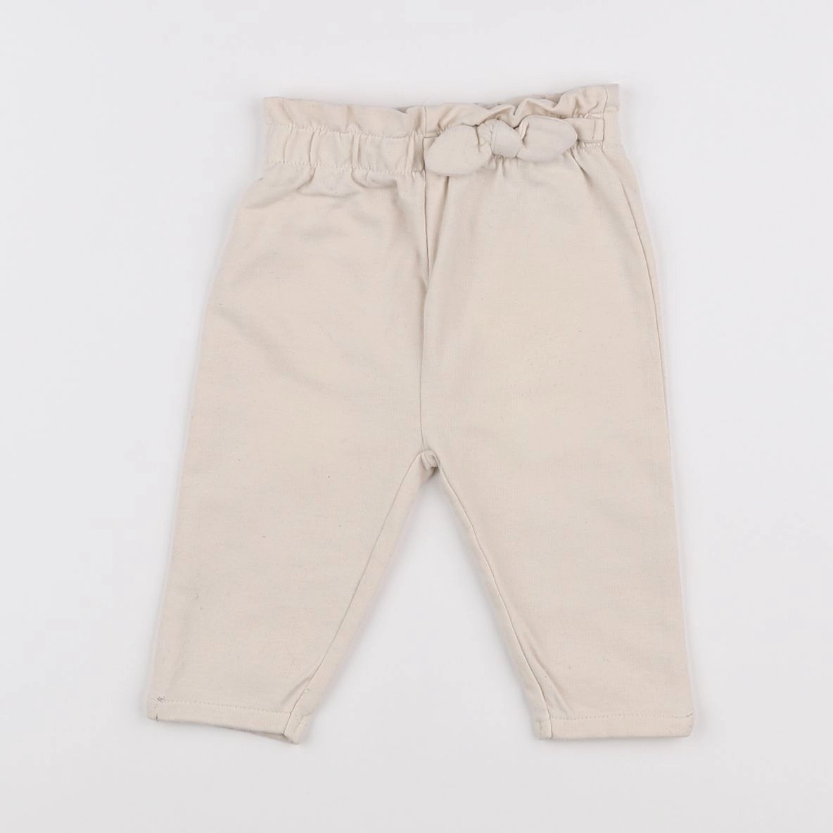 Vertbaudet - pantalon beige - 6 mois