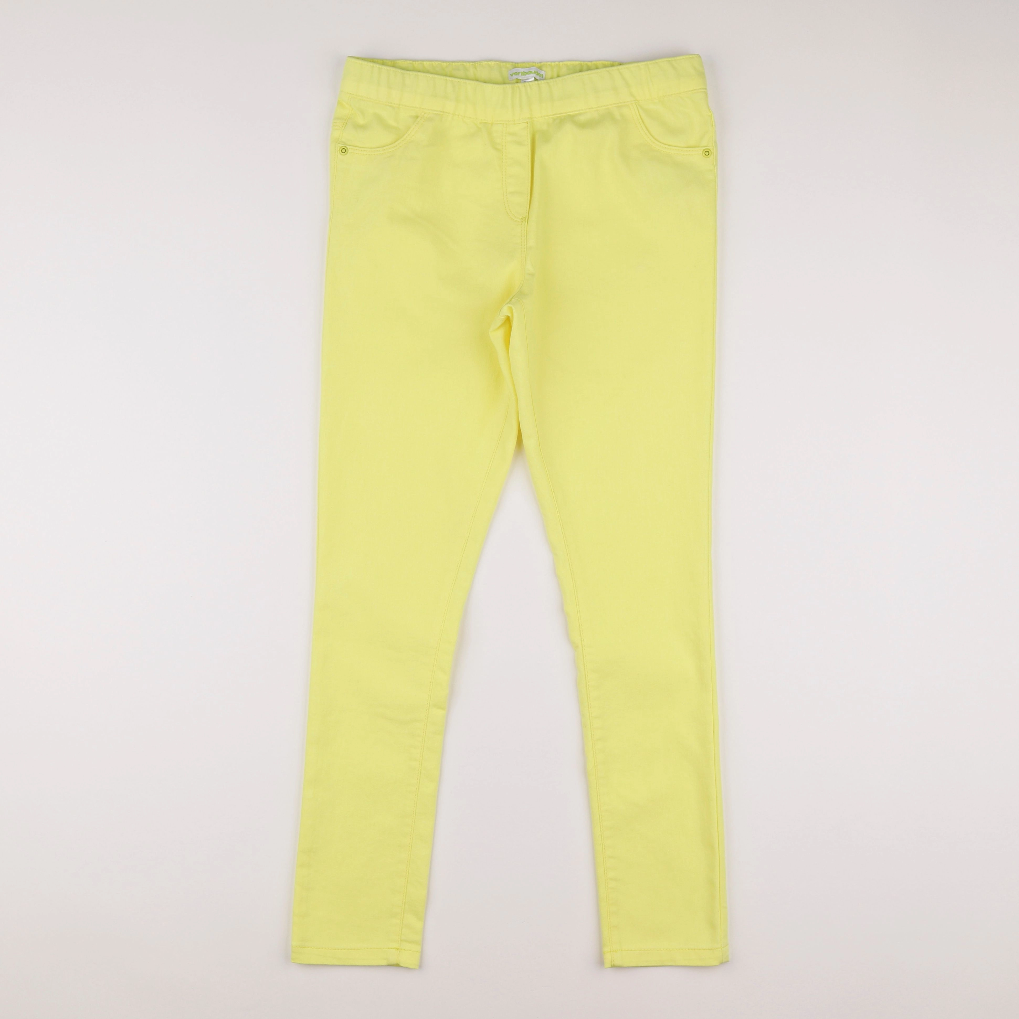 Vertbaudet - jegging jaune - 12 ans