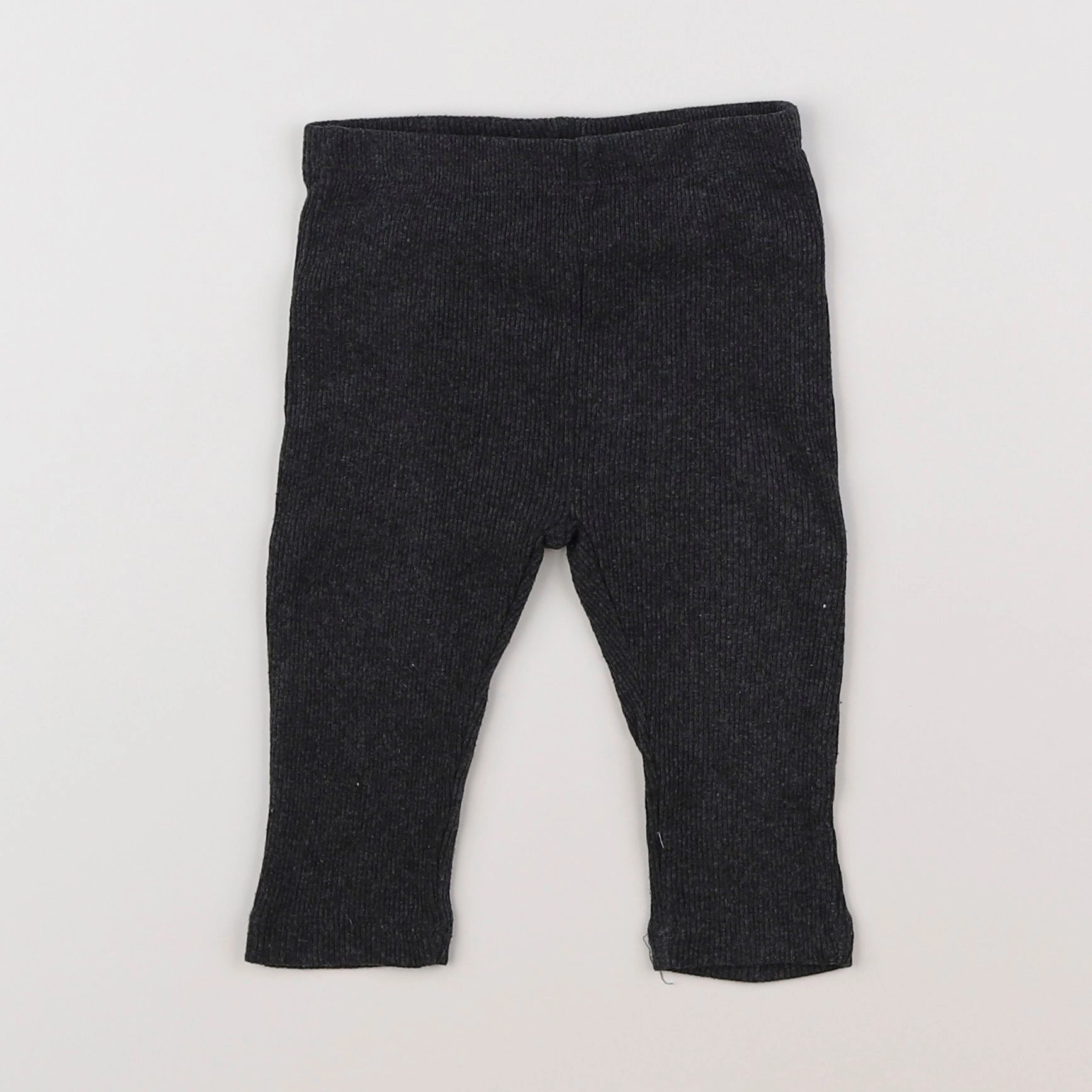 Vertbaudet - legging gris - 9 mois